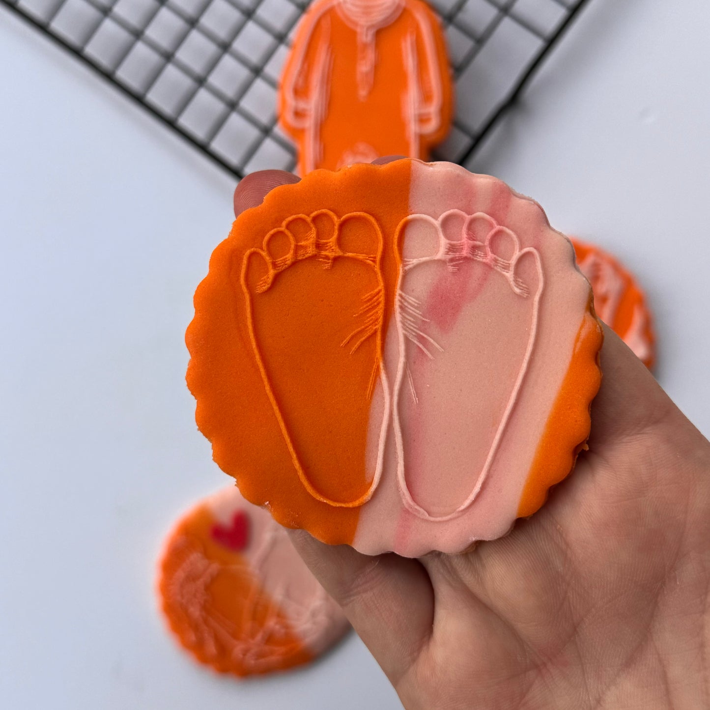 Baby shower - mother's day box 5 Deboss and 1 cutter