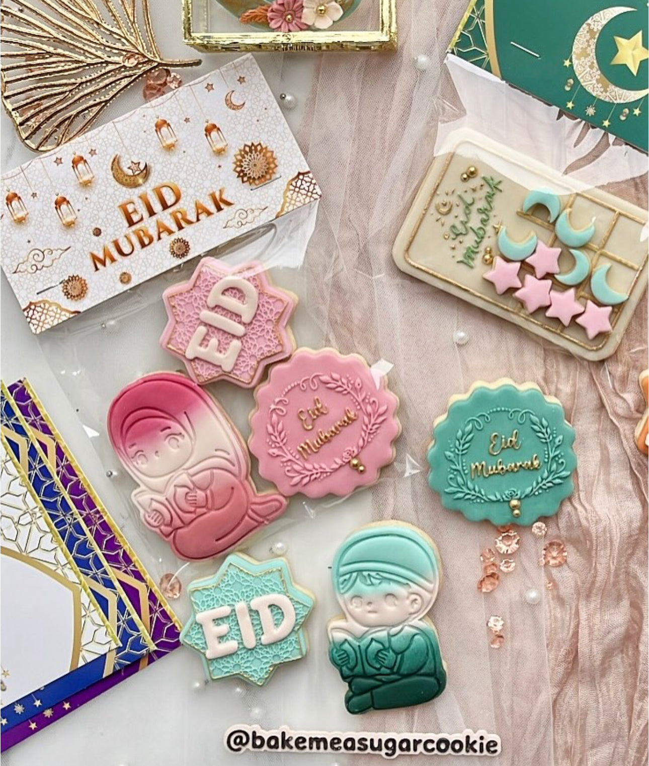 Octagon with pattern - Ramadan / Eid deboss + cutter M1022