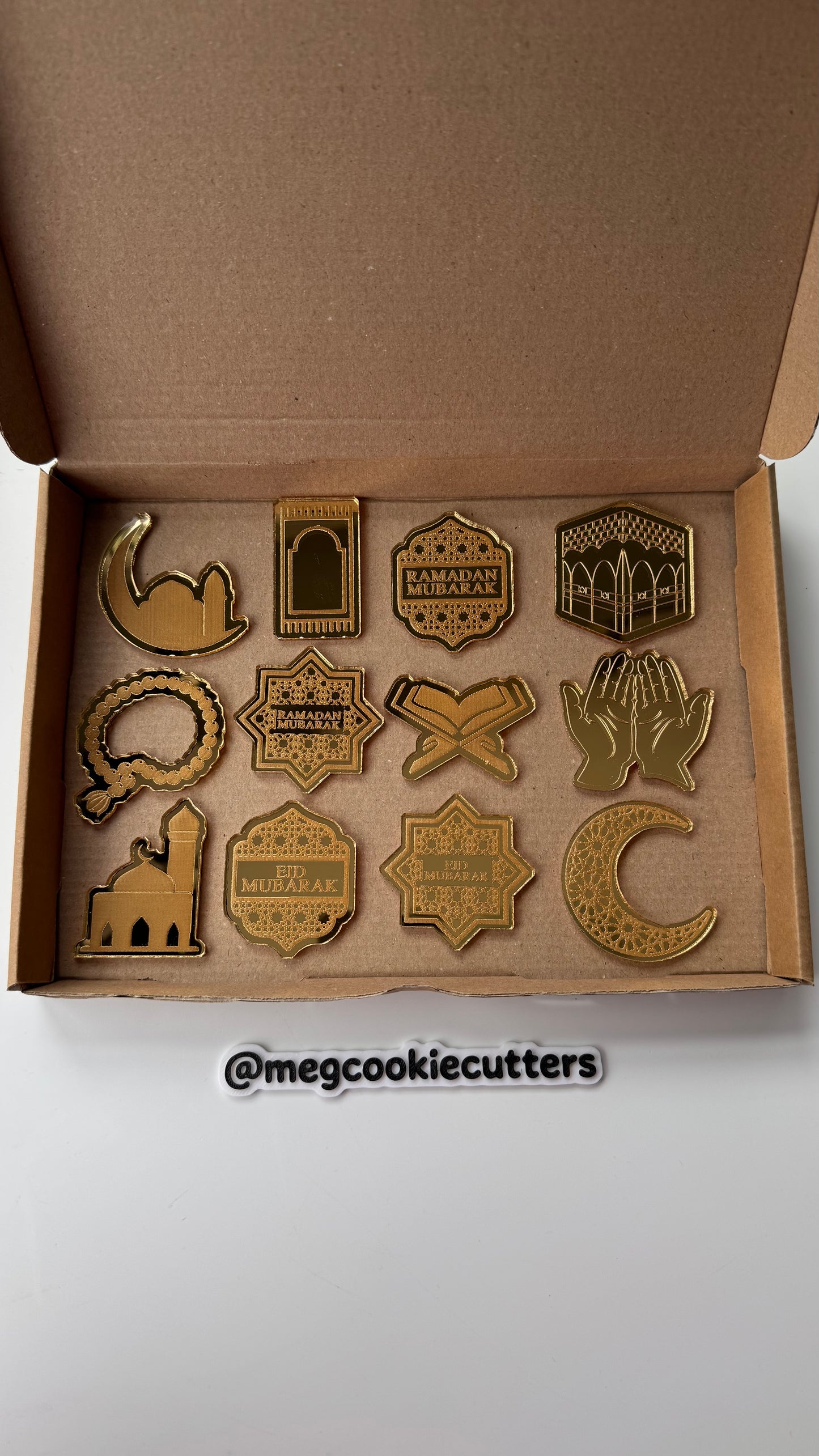 Eid / Ramadan cupcake charm box - set of 12