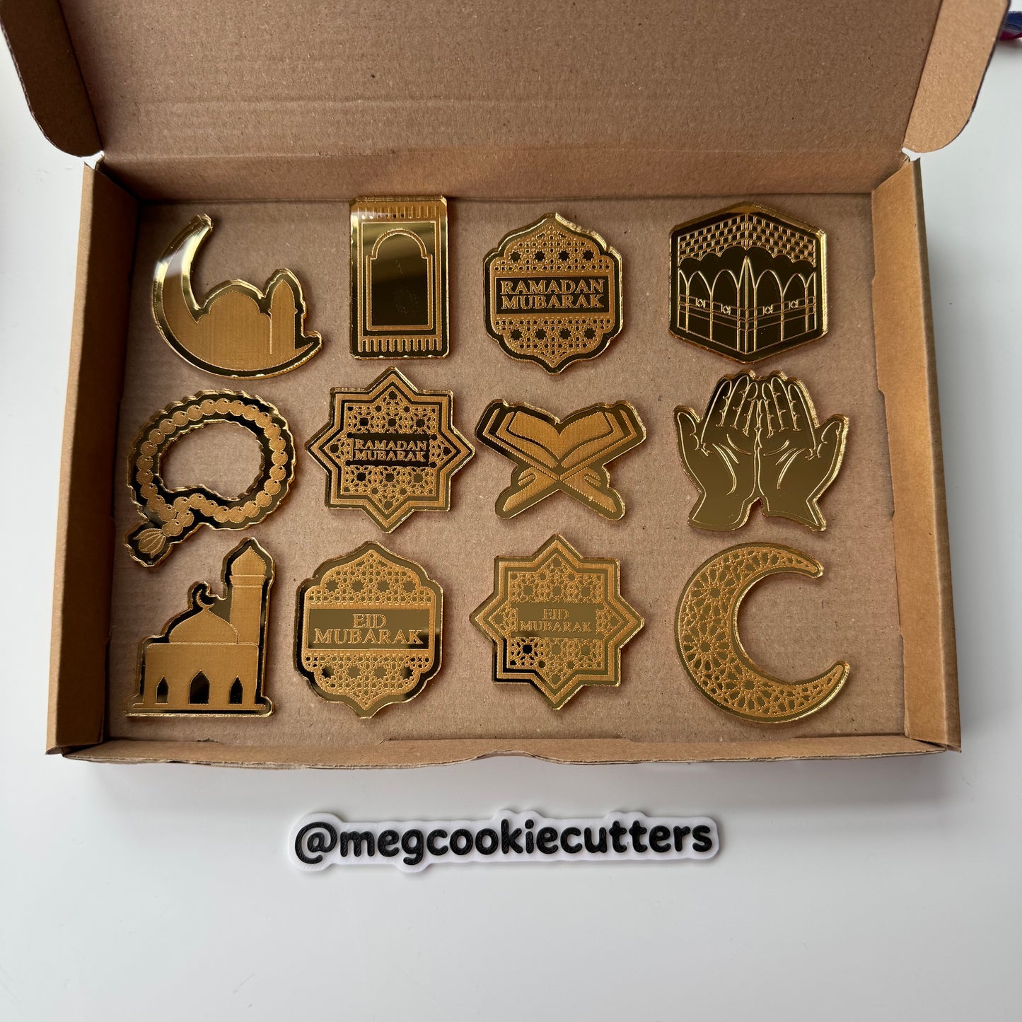 Eid / Ramadan cupcake charm box - set of 12