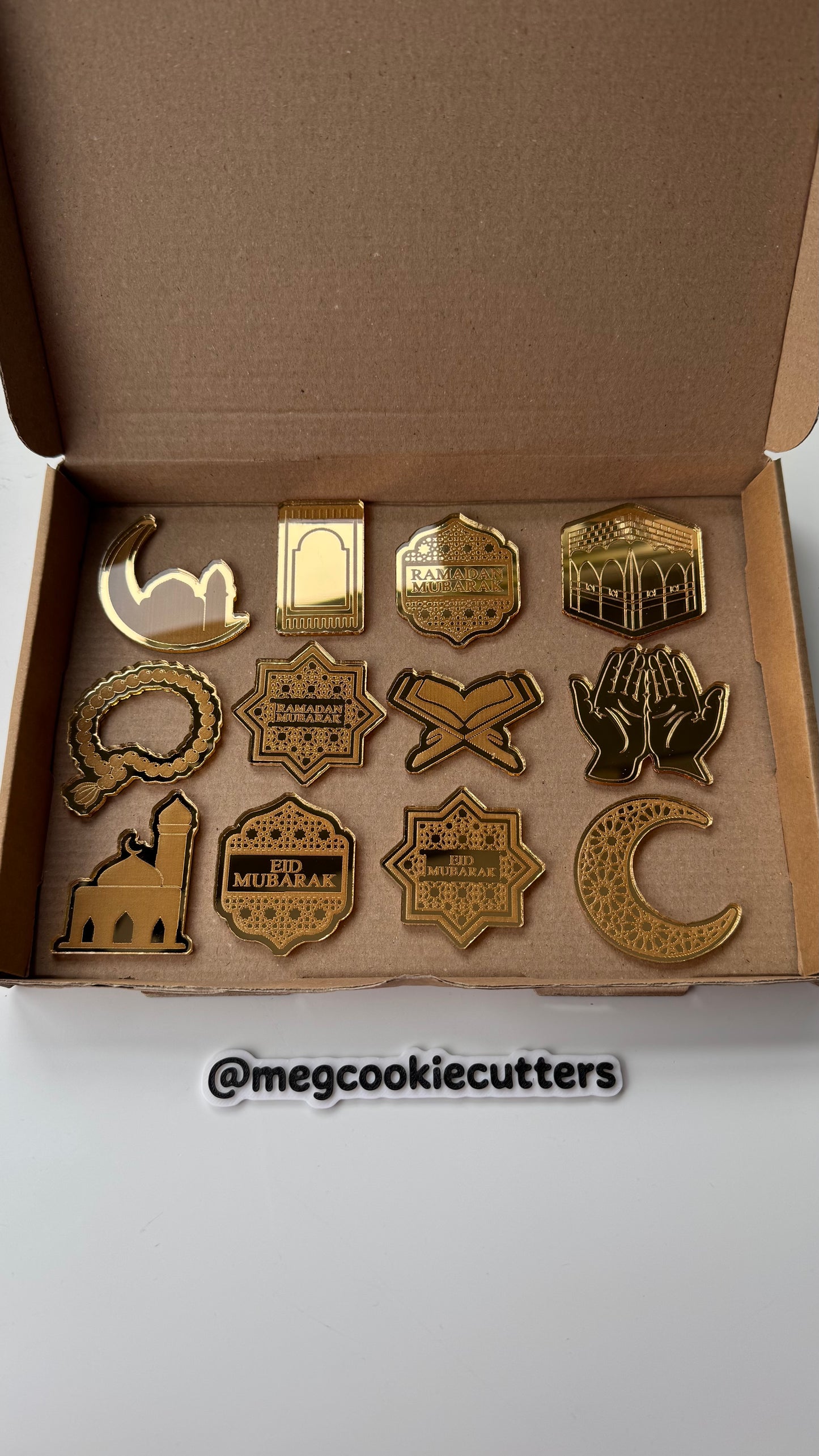 Eid / Ramadan cupcake charm box - set of 12