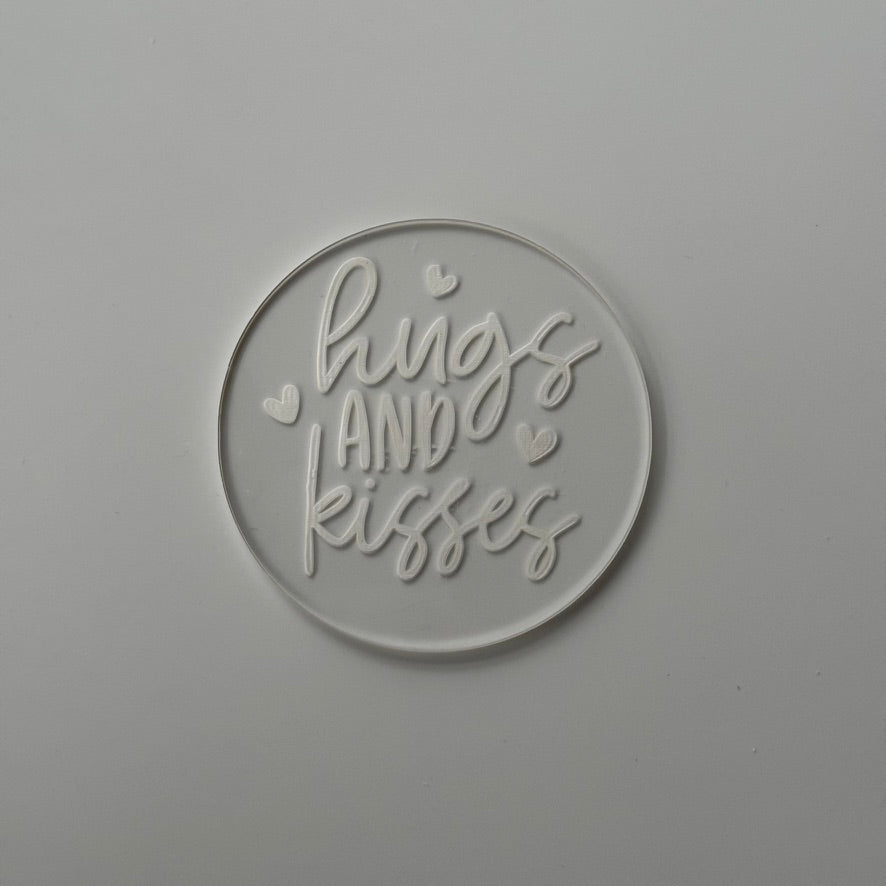 Hugs and Kisses DEBOSSING - Valentine