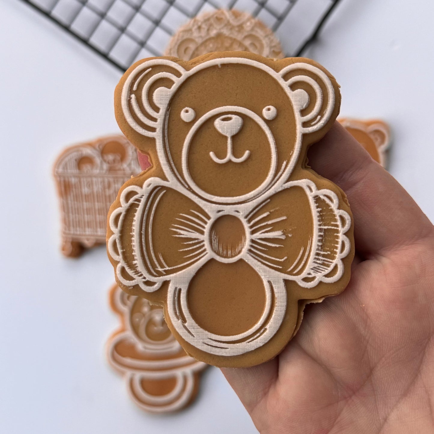 Teddy Bear box 5 Deboss and 4 cutter