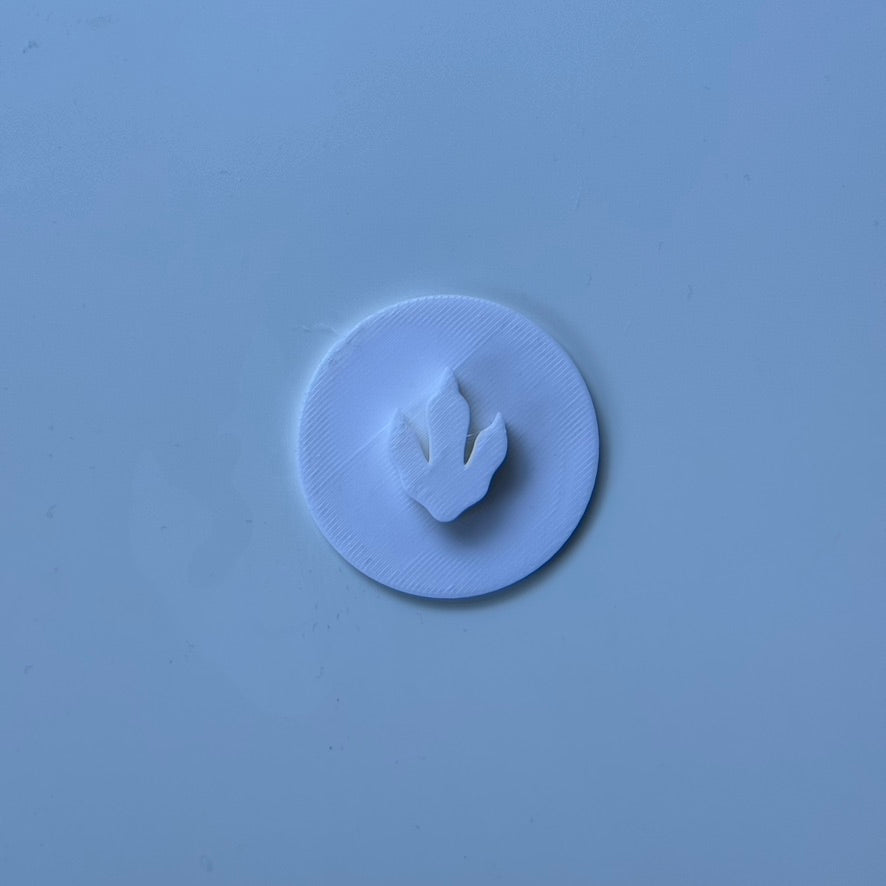 Dinosaur imprint - mini 1 inch