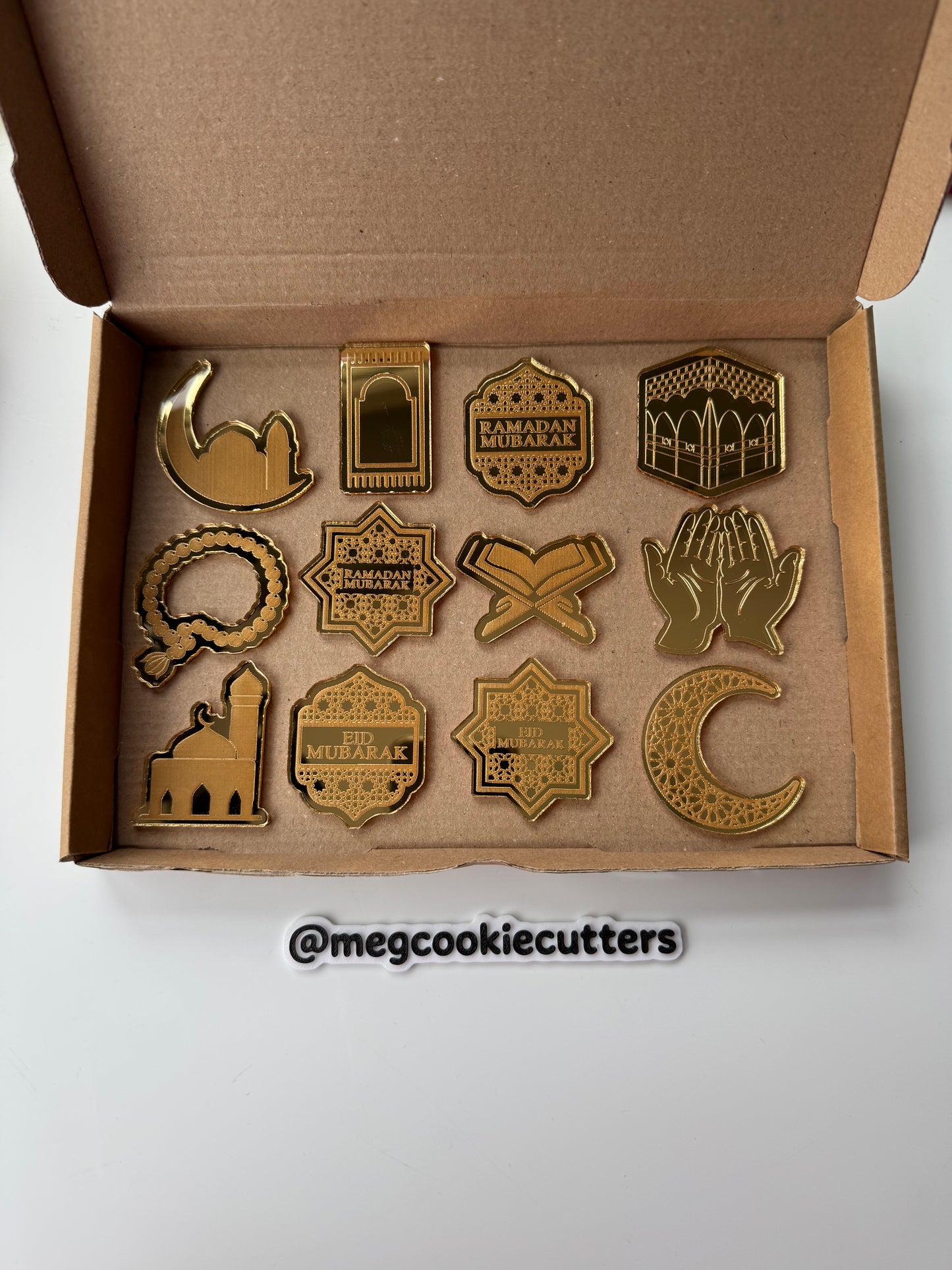 Eid / Ramadan cupcake charm box - set of 12