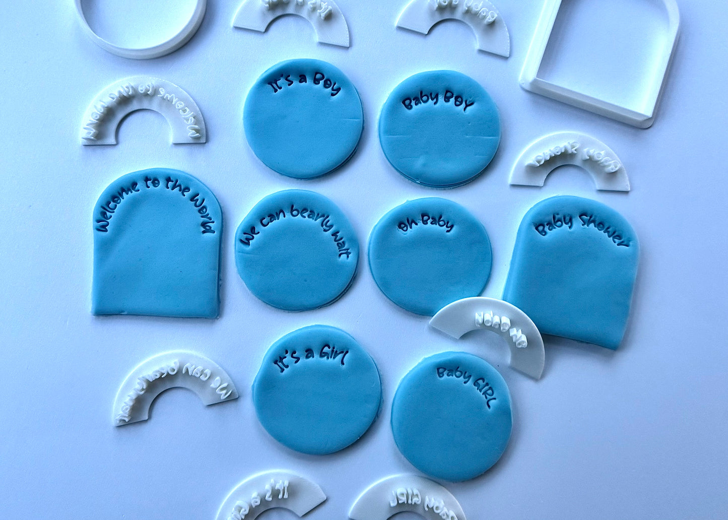 Mini Curved stamp - Baby