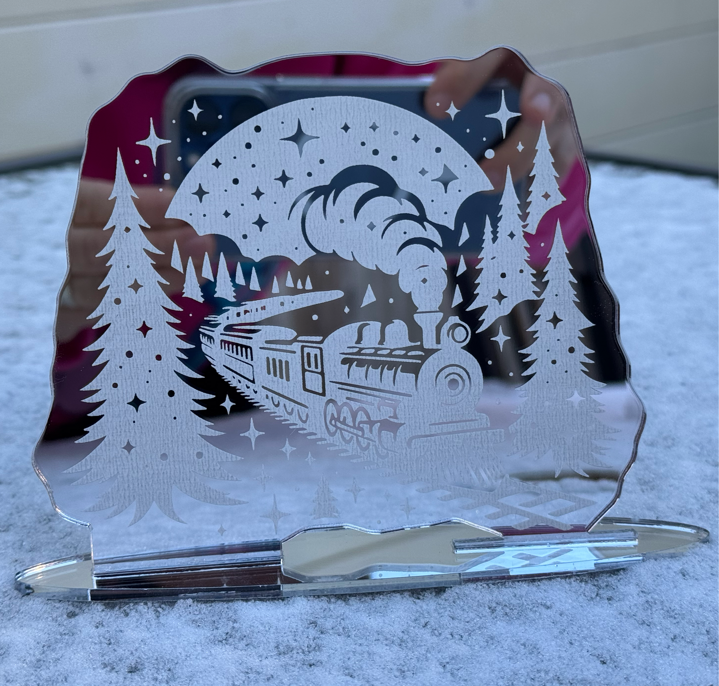 Christmas centrepiece for table - 11 cm high - decoration - polar Express
