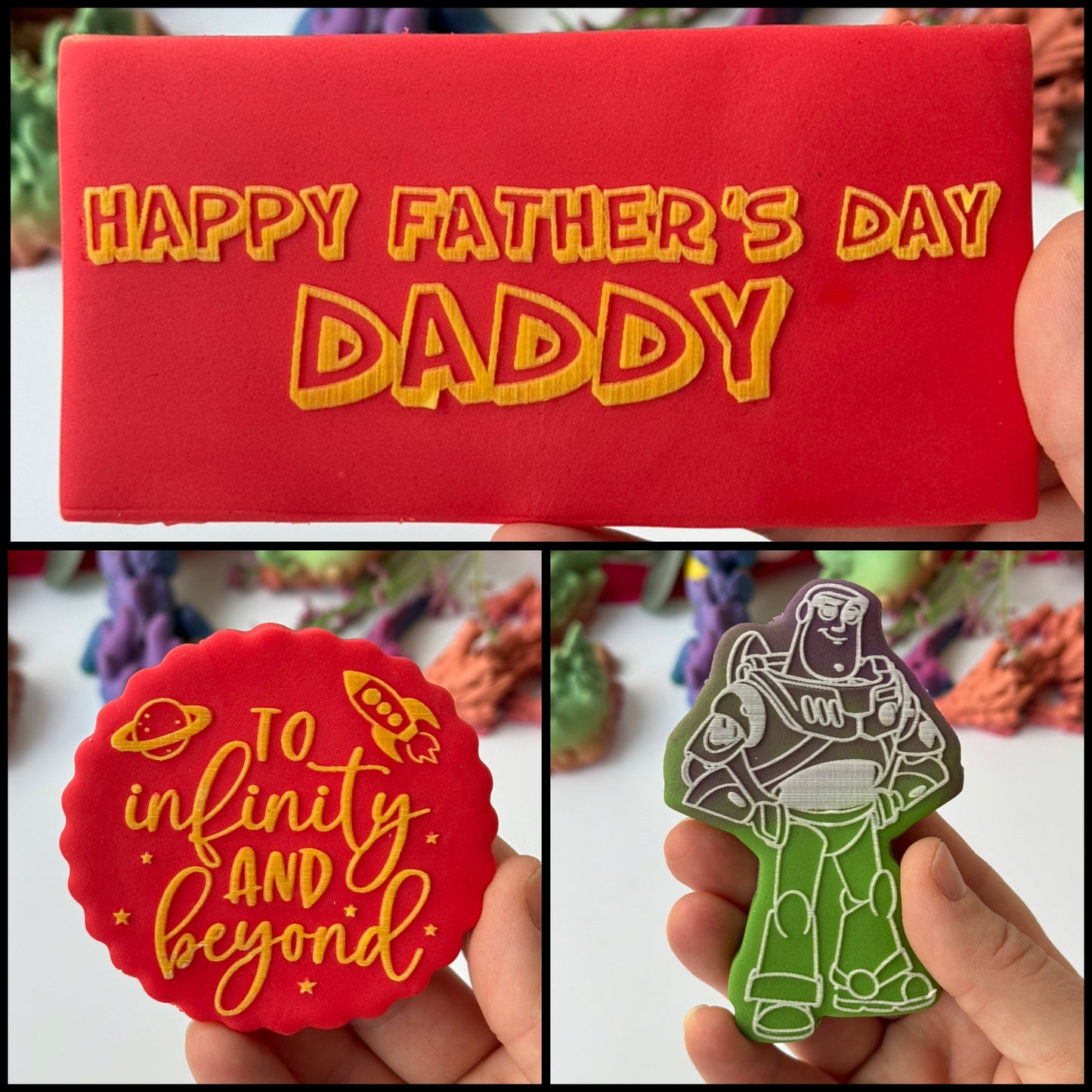 Toy Story - Happy Father’s Day Daddy - Deboss + matching cutter - Father’s Day collection