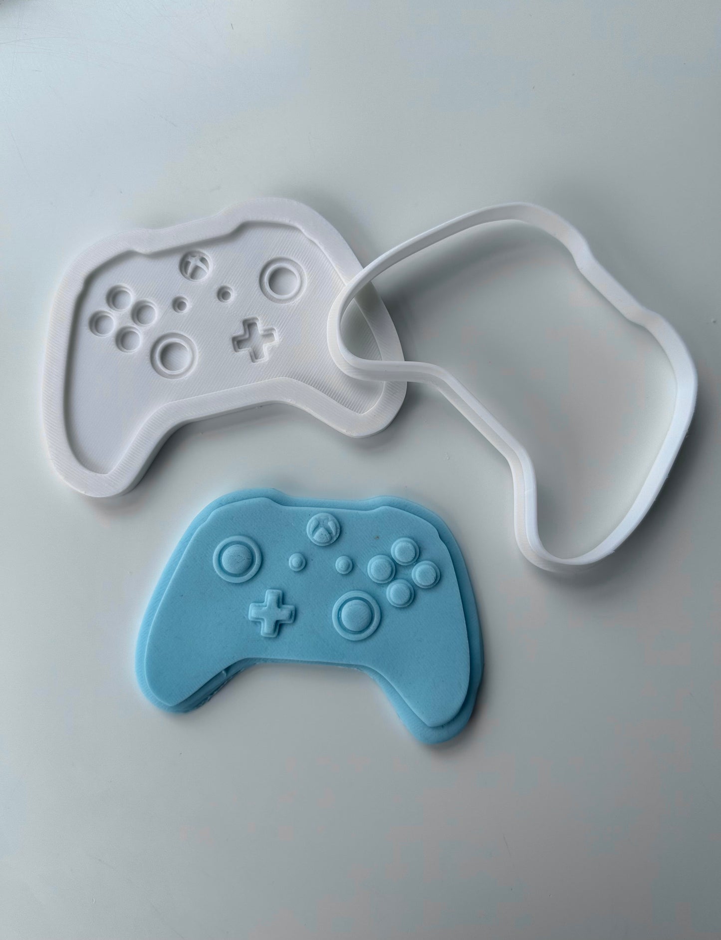 joystick controller 3d deboss + cutter