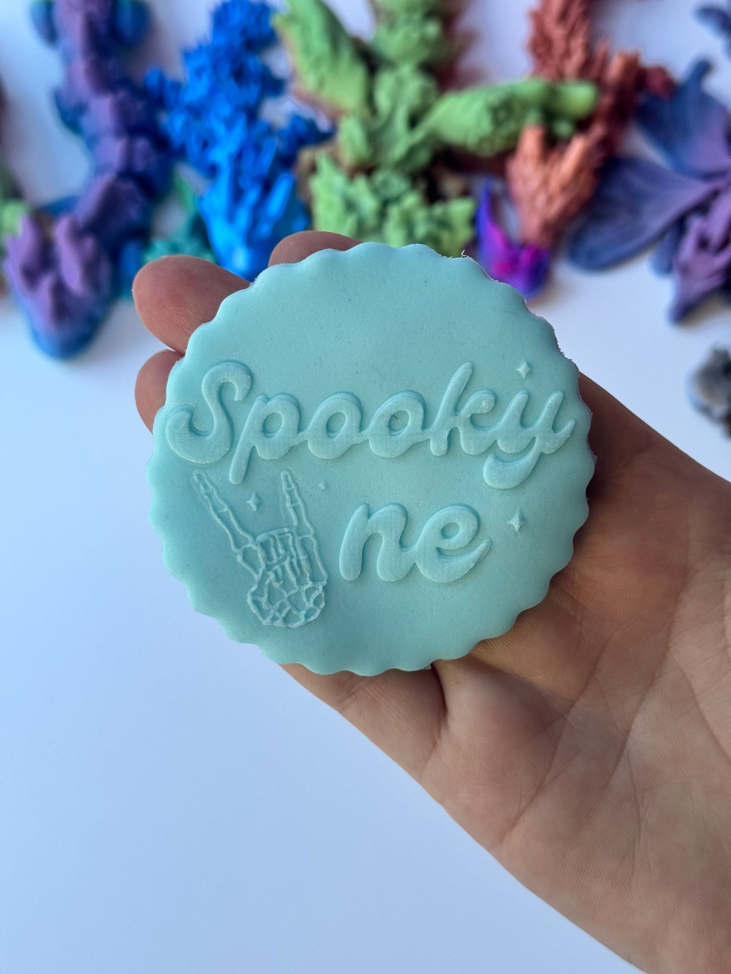 Halloween - spooky one - deboss