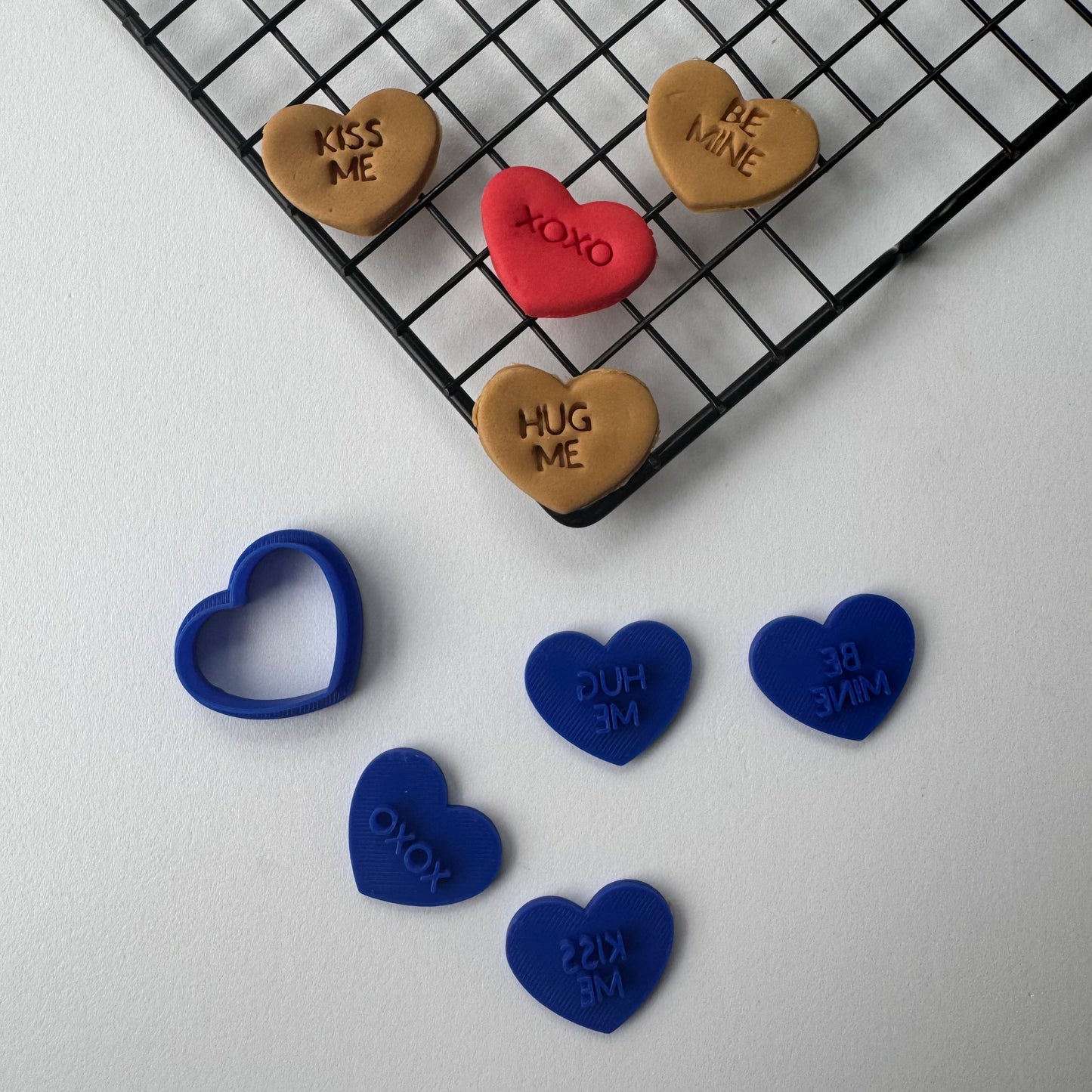 Mini hearts and stamp set