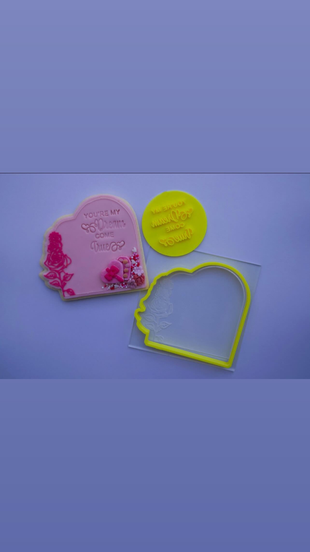 You are my dream come true stamp