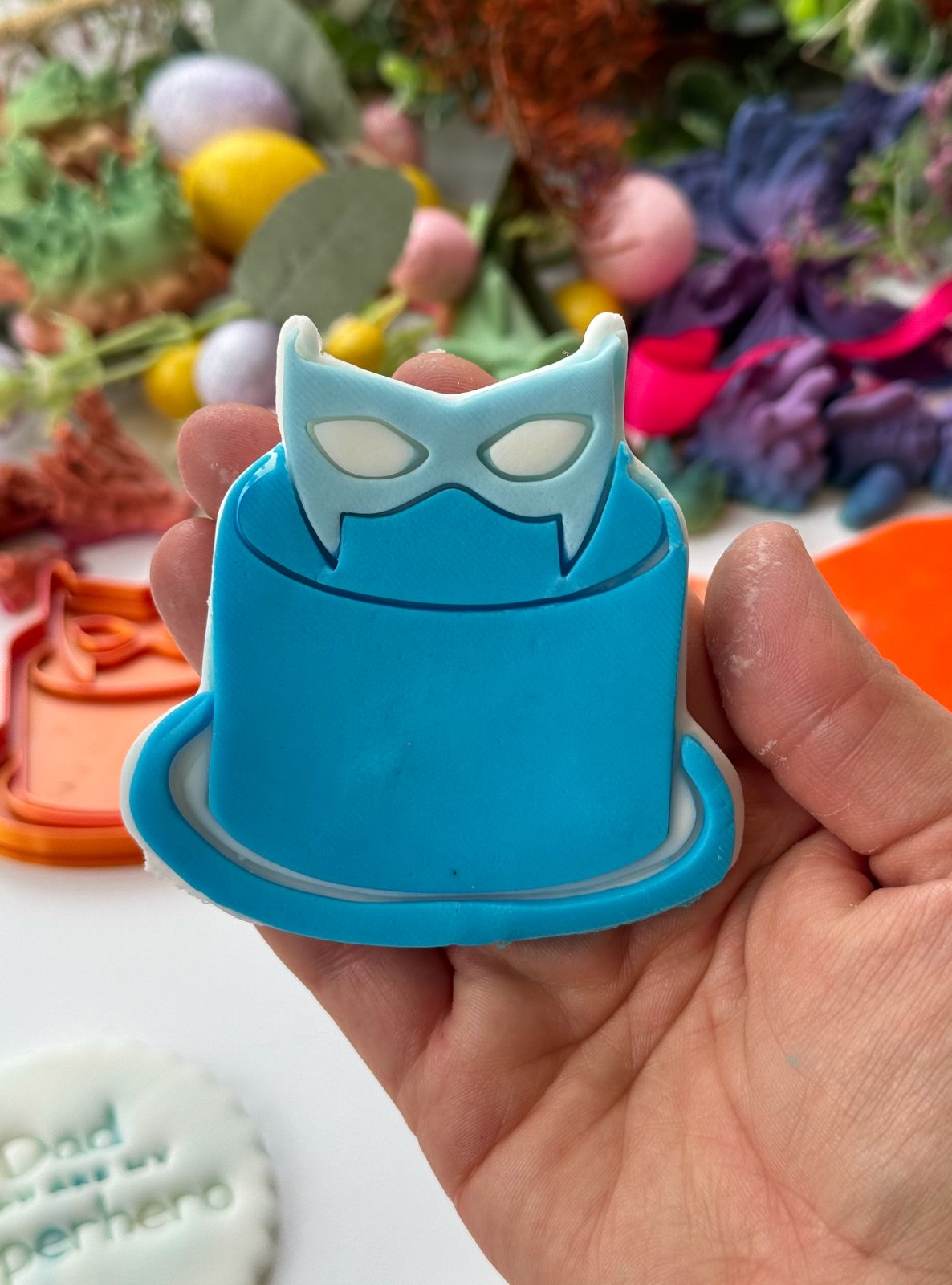 Cake super Hero cutter + stamp