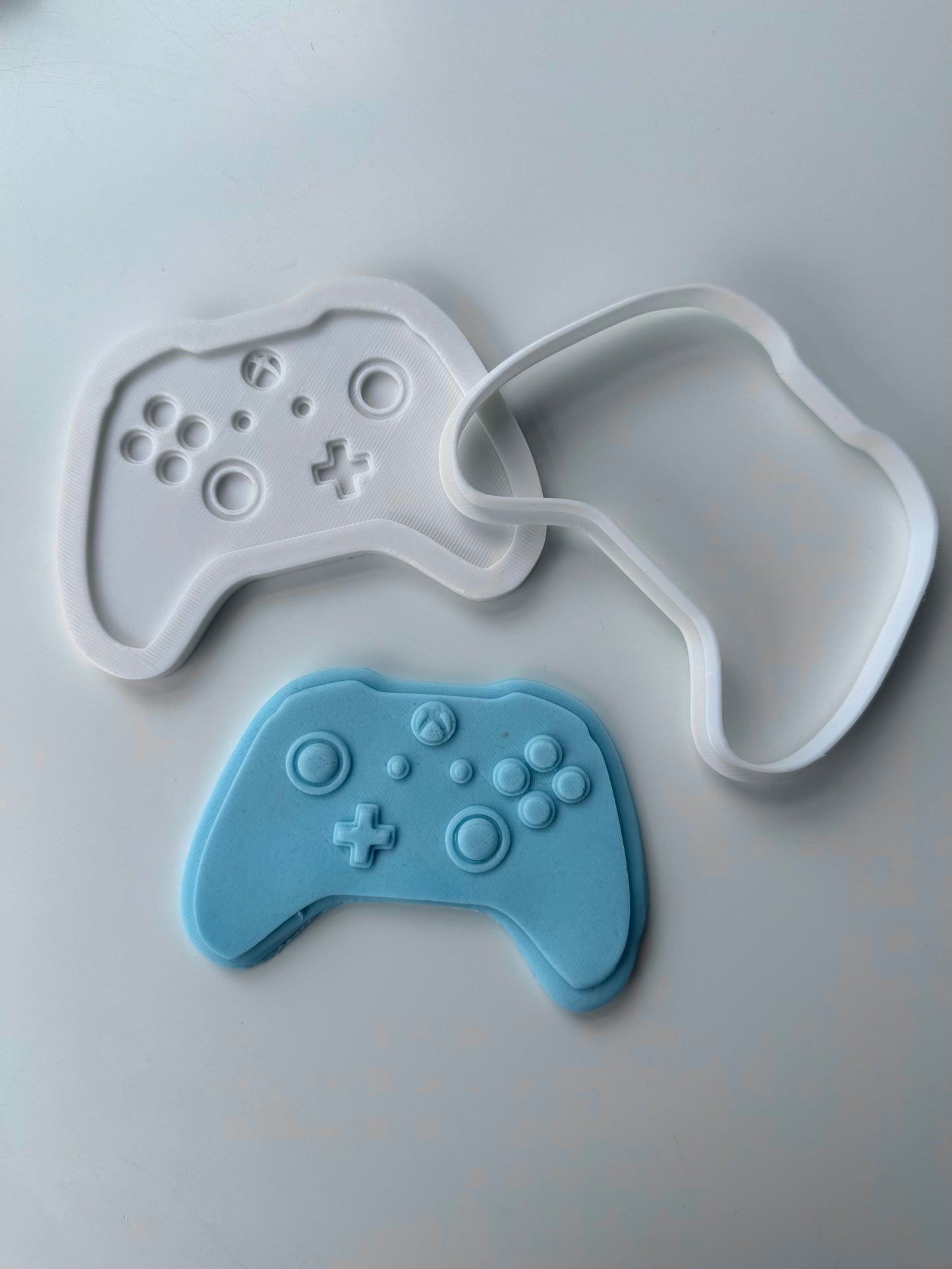 joystick controller 3d deboss + cutter
