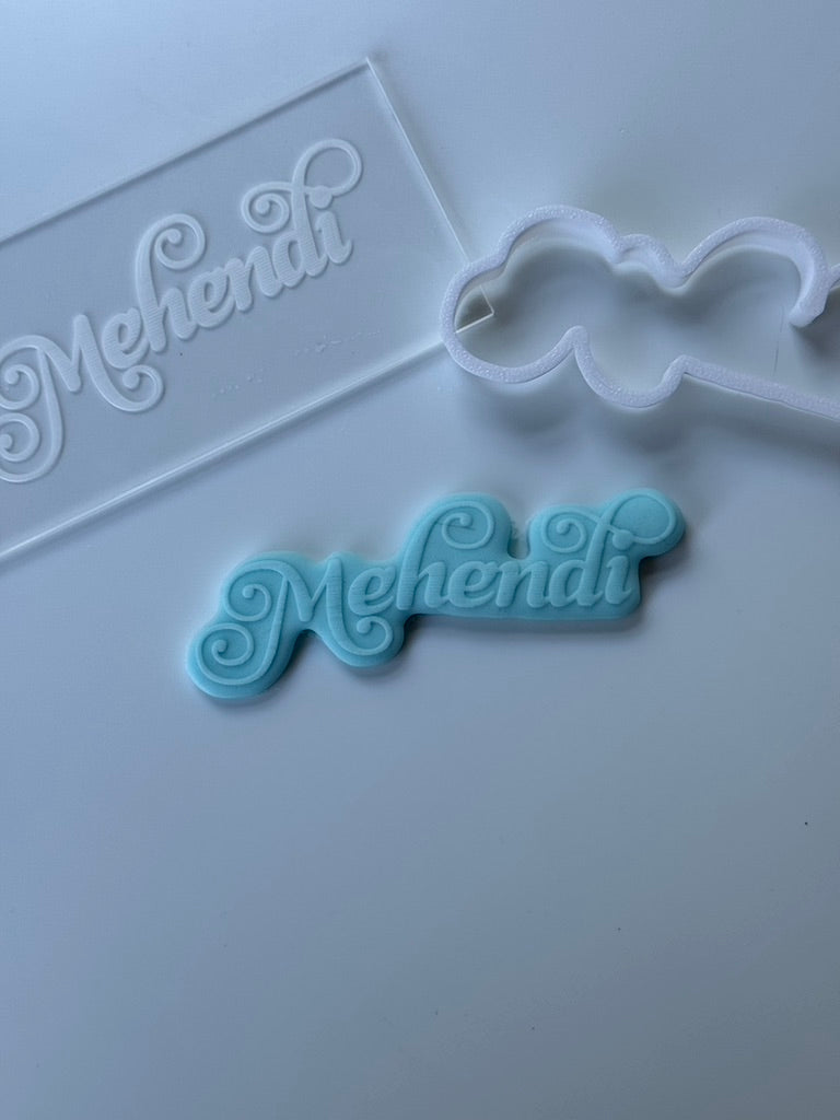 Mehendi deboss + cutter M1048