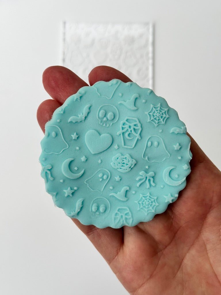 halloween deboss pattern