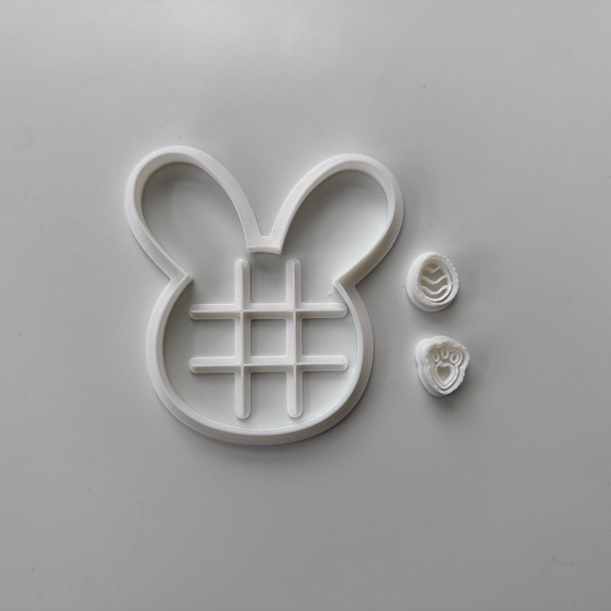 Easter tic tac game - stamp + cutter MS1022
