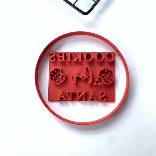 Christmas - Cookies for Santa - Cookie cutter + stamp MEG cookie cutters