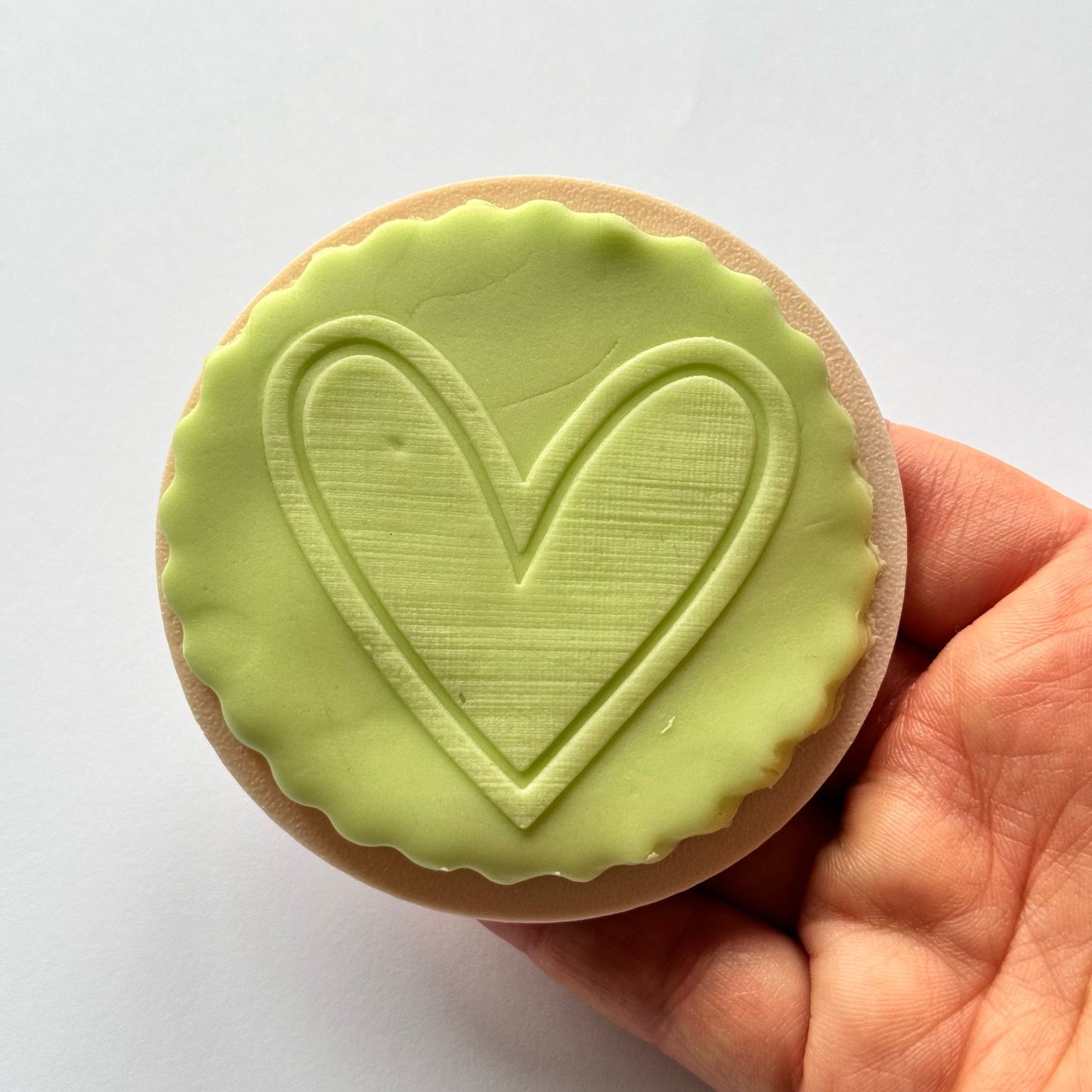 LOVE HEART DEBOSSING