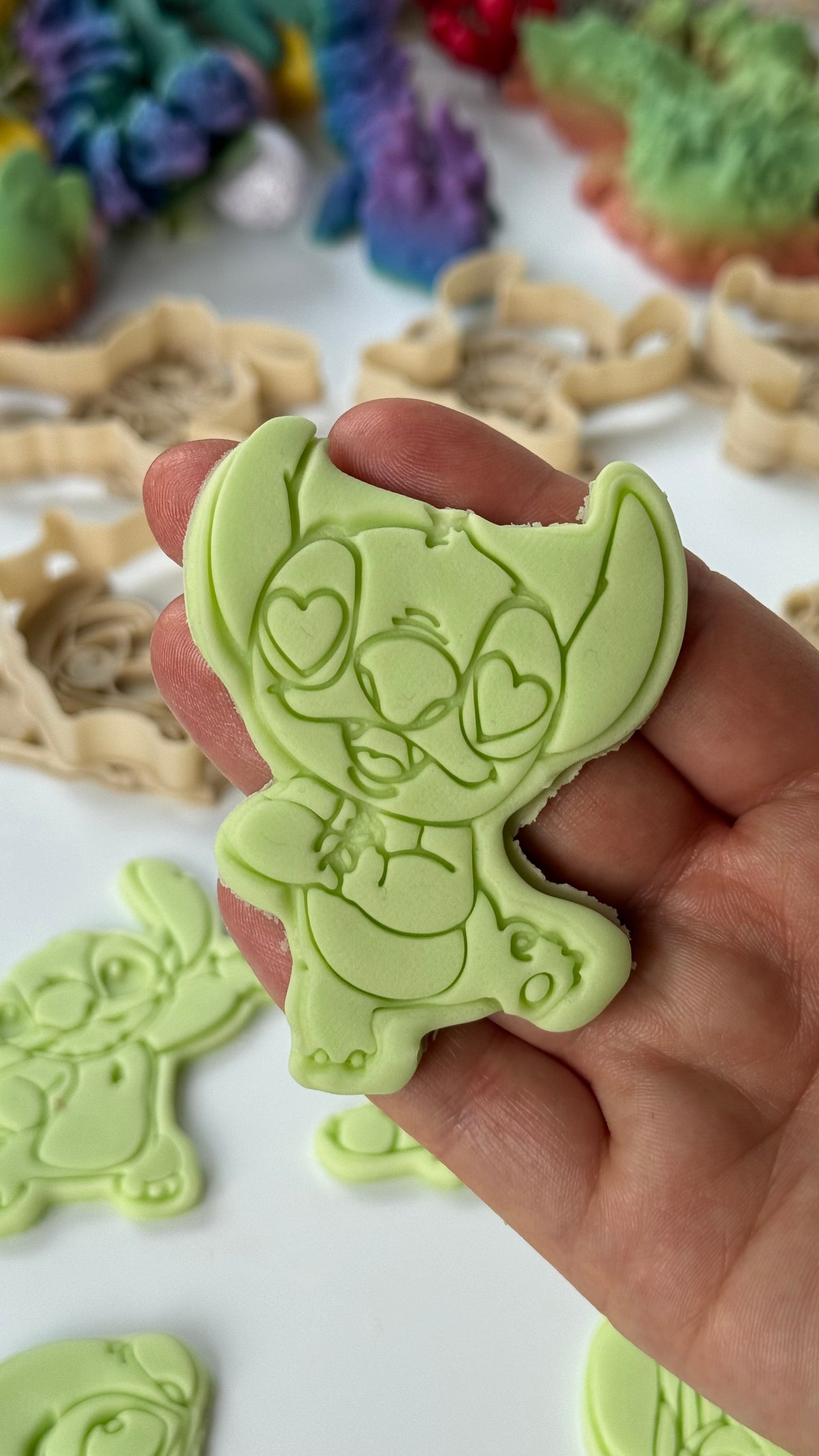 Stitch in love style 1 - cutter + stamp
