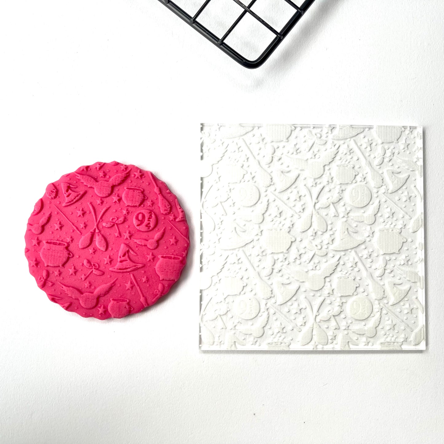 Magic wizard-inspired - pattern -texture deboss
