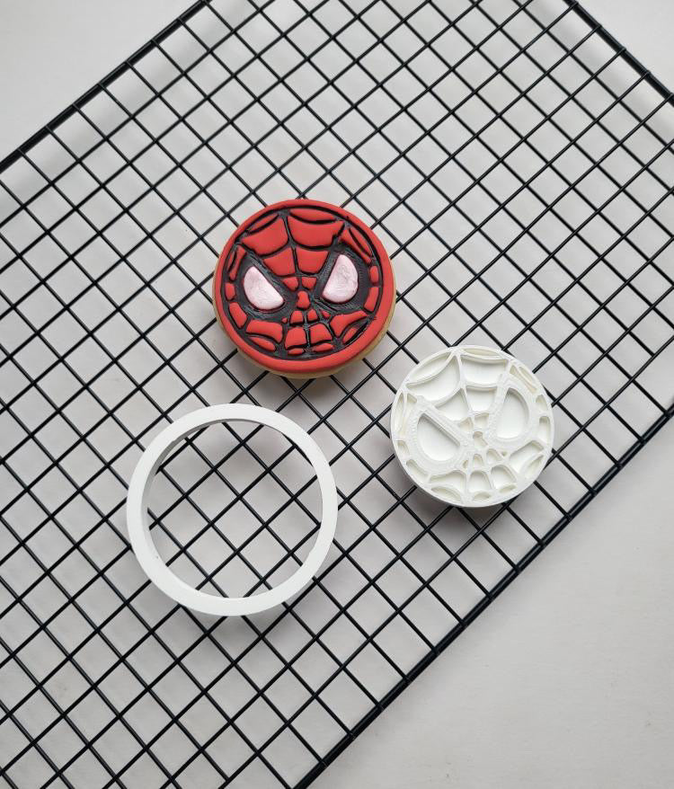 Spiderman face Cookie Cutter MEG cookie cutters