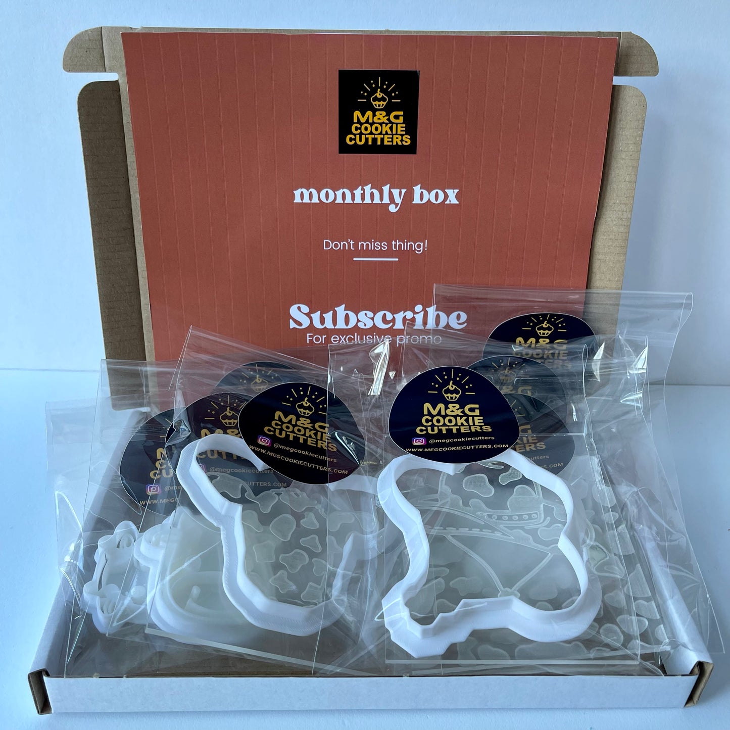 Subscription box - 1 MEG cookie cutters