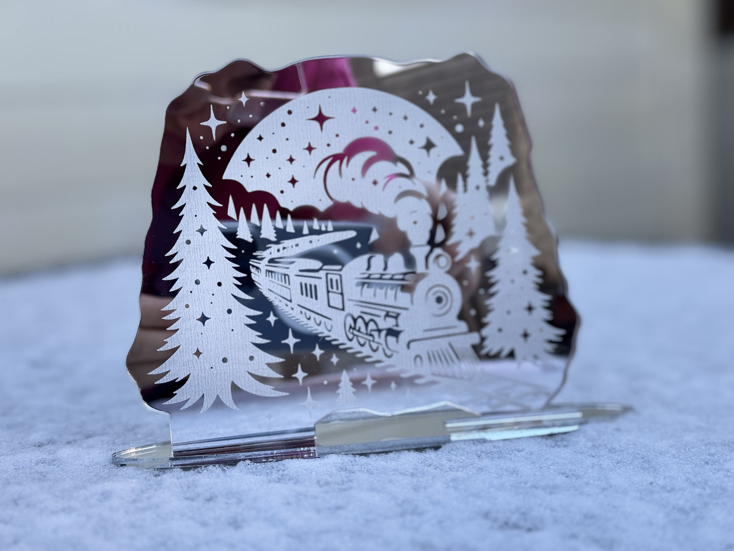Christmas centrepiece for table - 11 cm high - decoration - polar Express