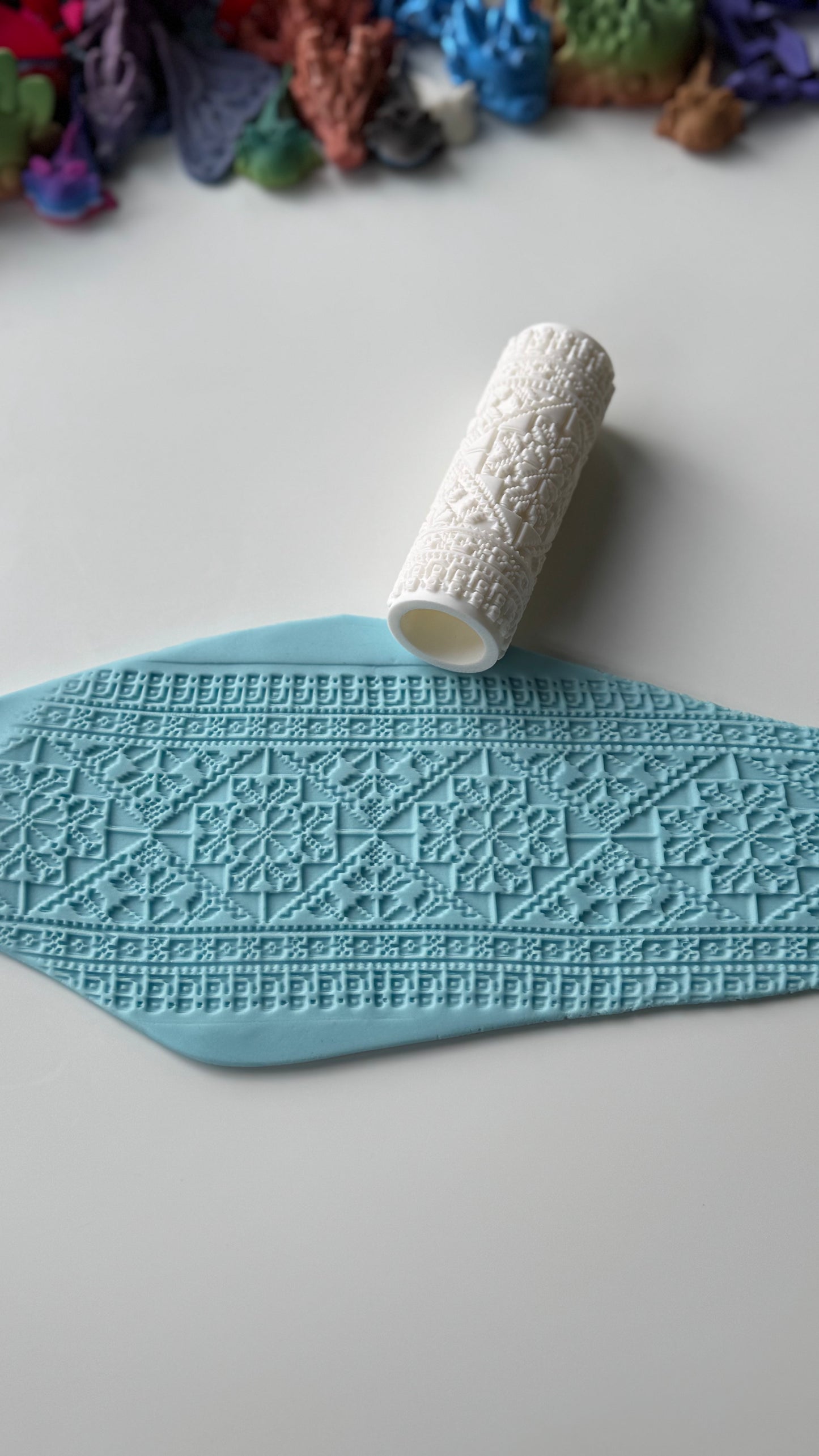 Tatreez Texture roller - rolling pin - pattern - MS1011