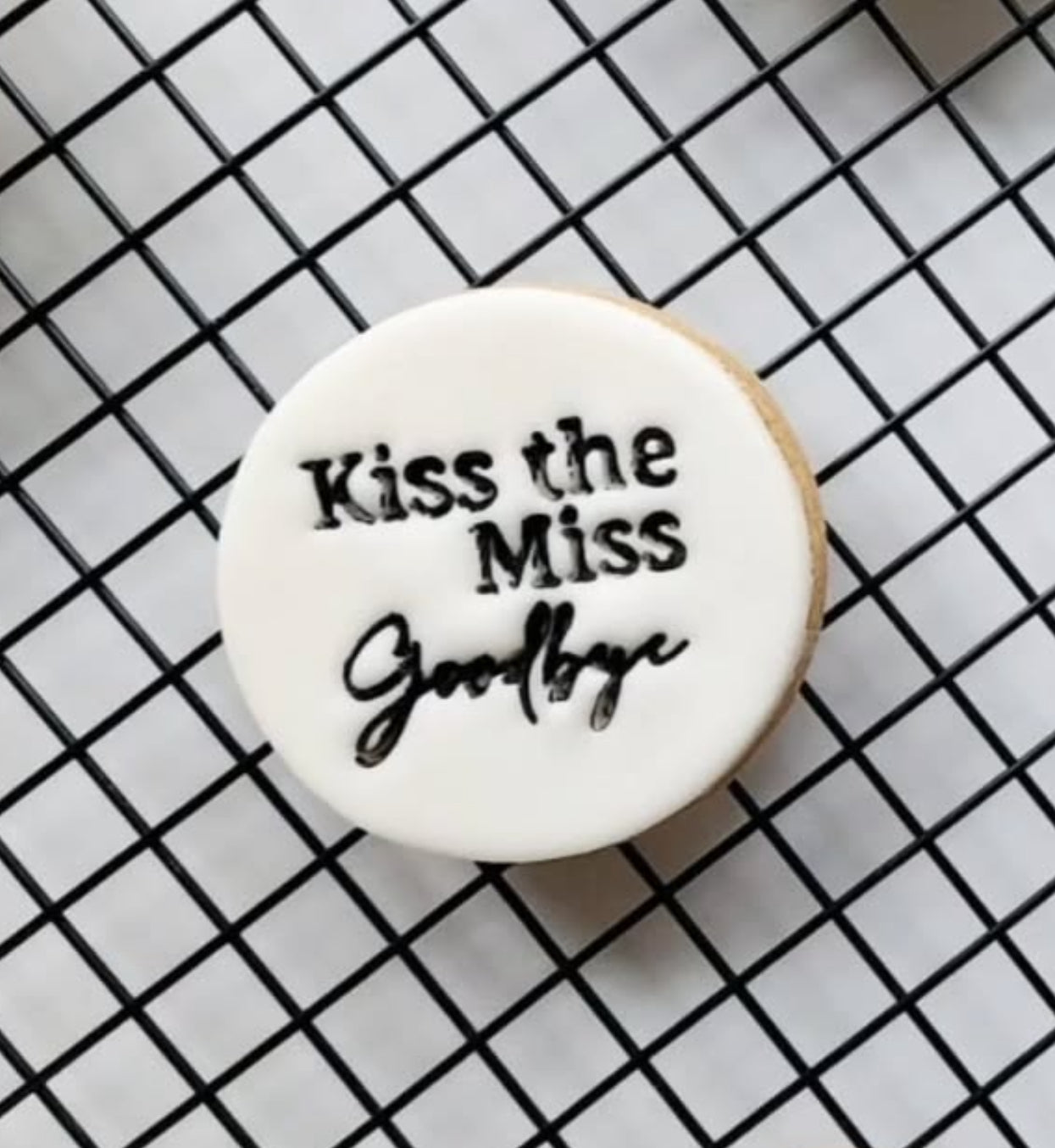 Kiss the Miss Goodbye stamp