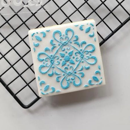 Lemon Amalfi Mediterranean (style 8) debossing pattern MEG cookie cutters