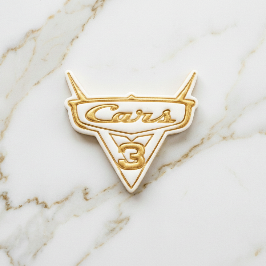 Cars logo cookie cutter and stamp