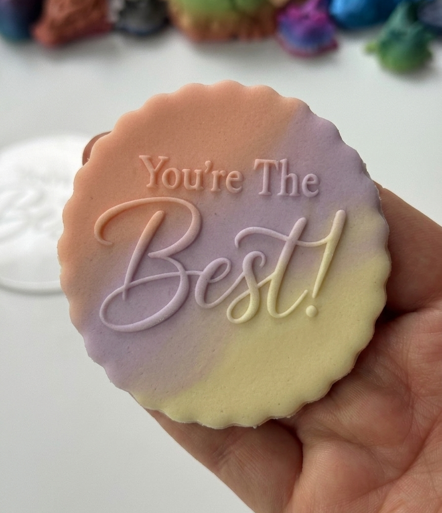You're the Best deboss