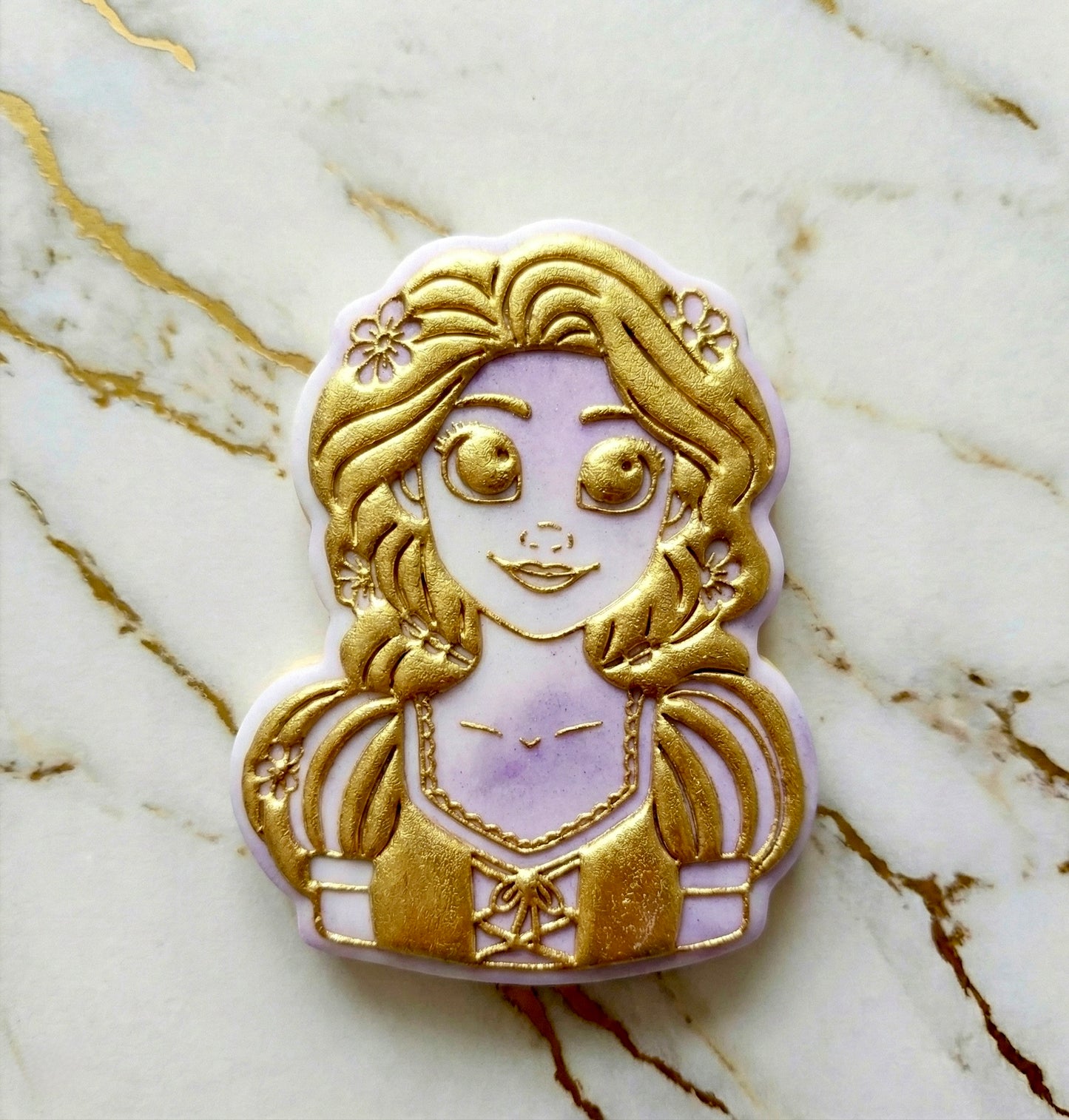 Princess rapunzel debossing (pop out) + cutter M1089
