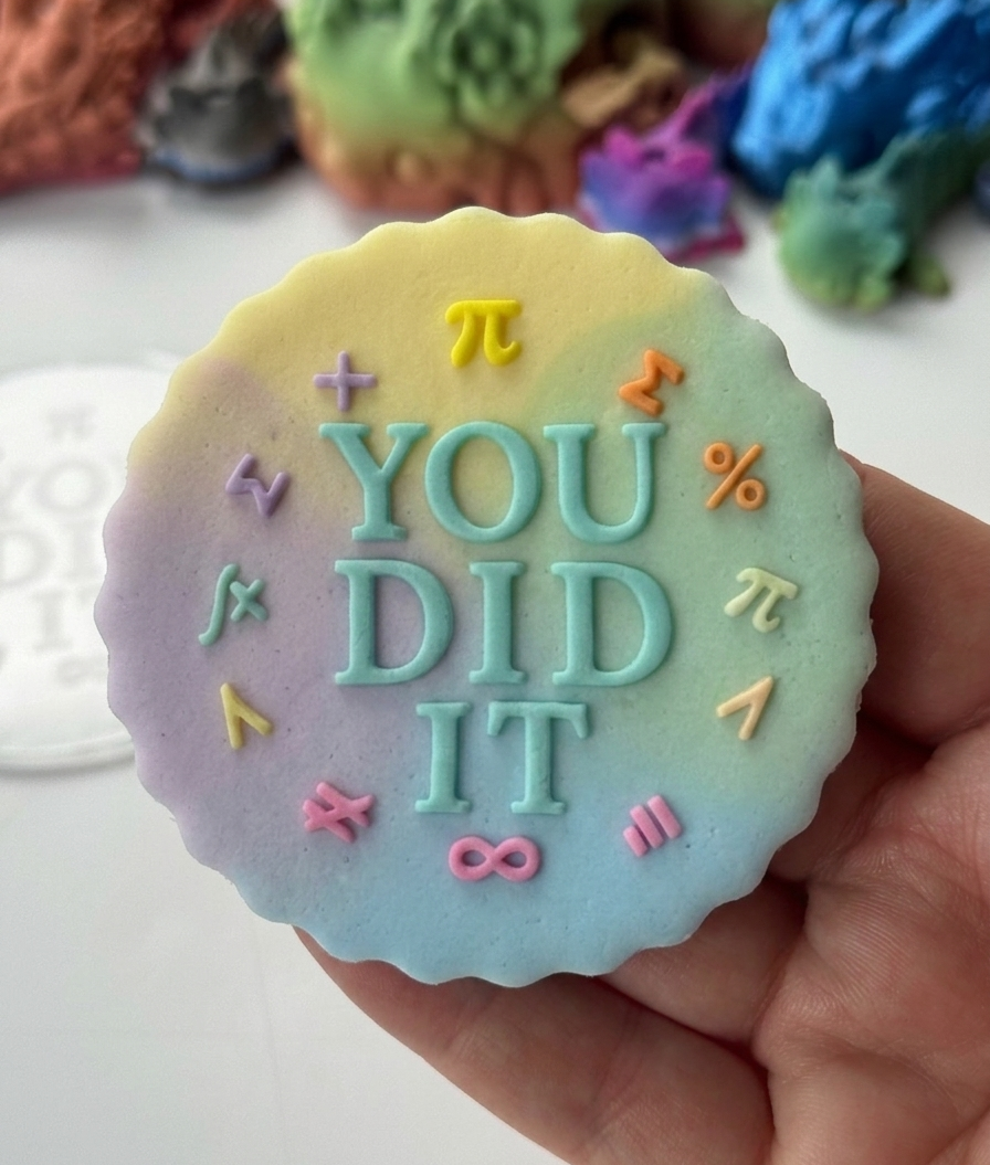 You did it deboss disc