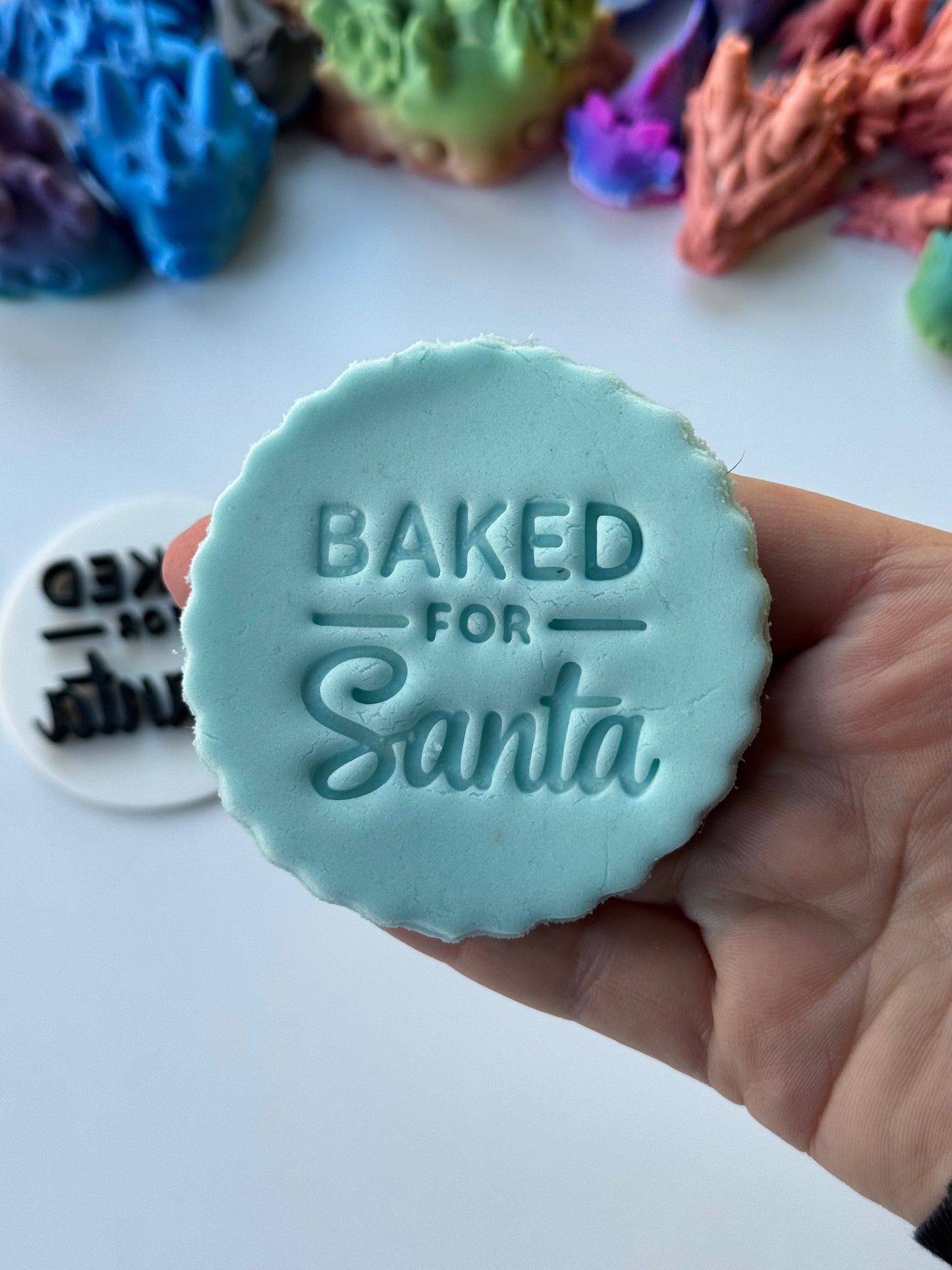 Baked for Santa - Christmas stamp