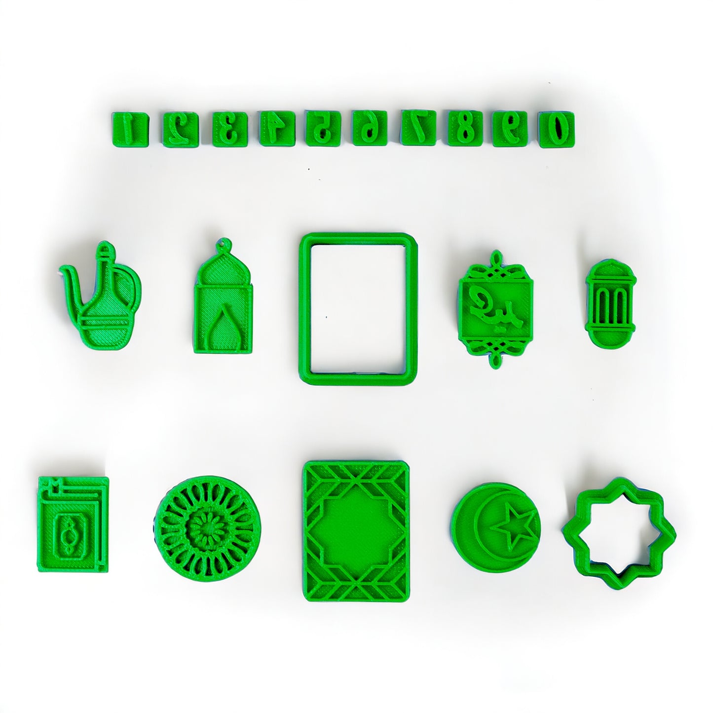 Ramadan Calendar - Eid Muslim Islamic Calendar - stamp + cutter