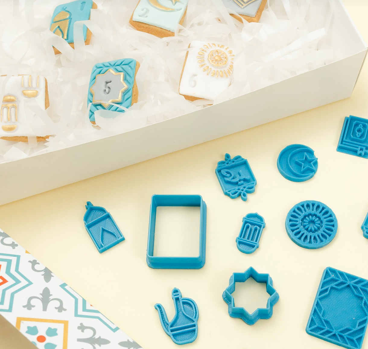 Ramadan Calendar - Eid Muslim Islamic Calendar - stamp + cutter