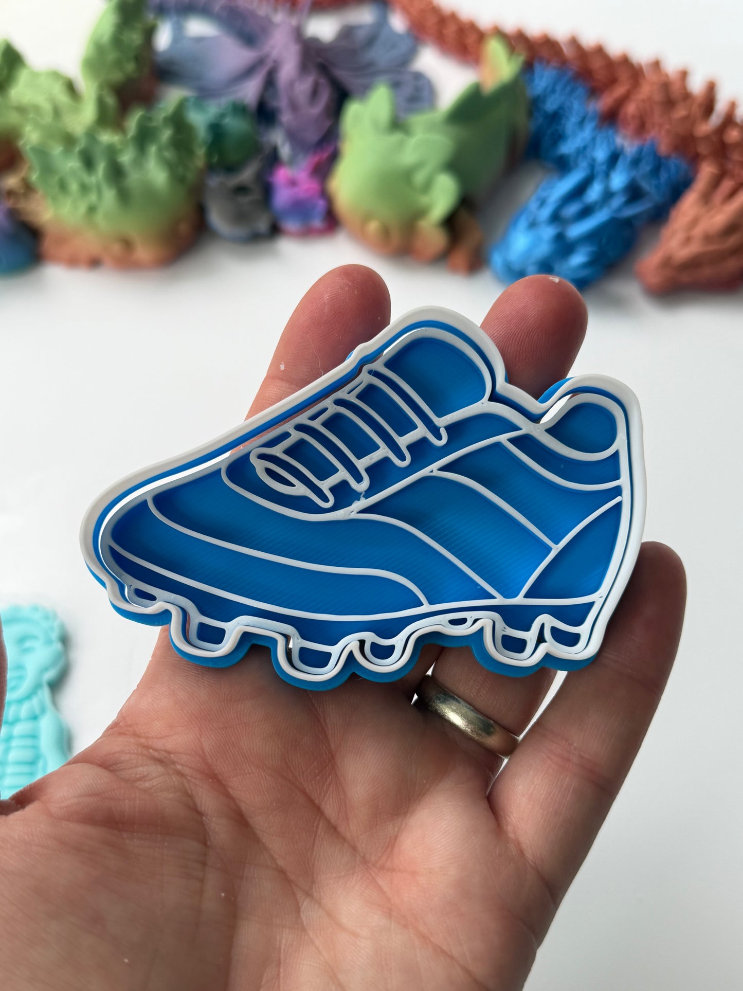 Shoe - football world cup - cutter + stamp