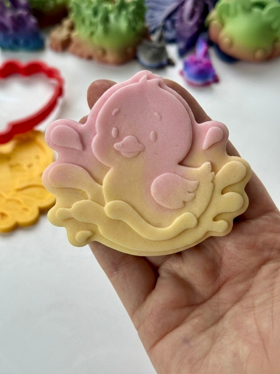 Duck Splash 3d debossing + cutter
