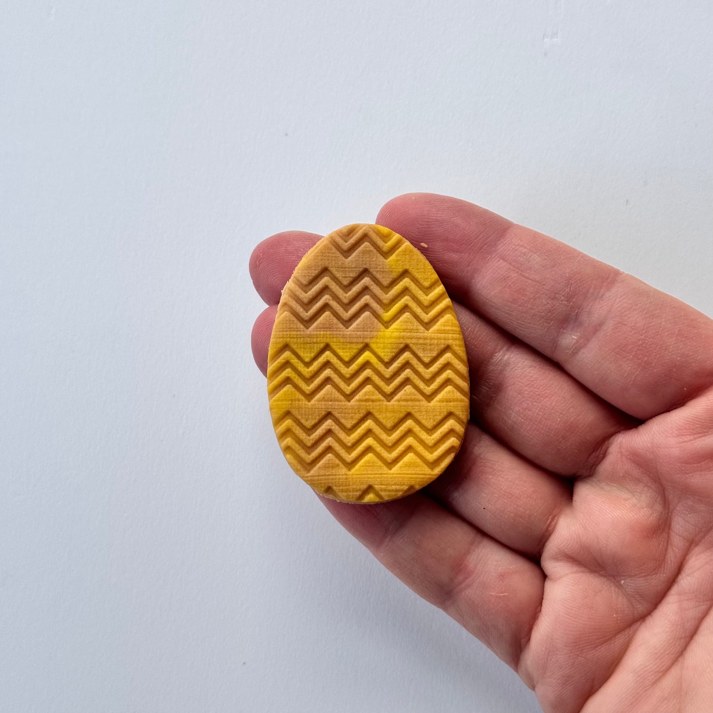 zig zag pattern - debossing - easter