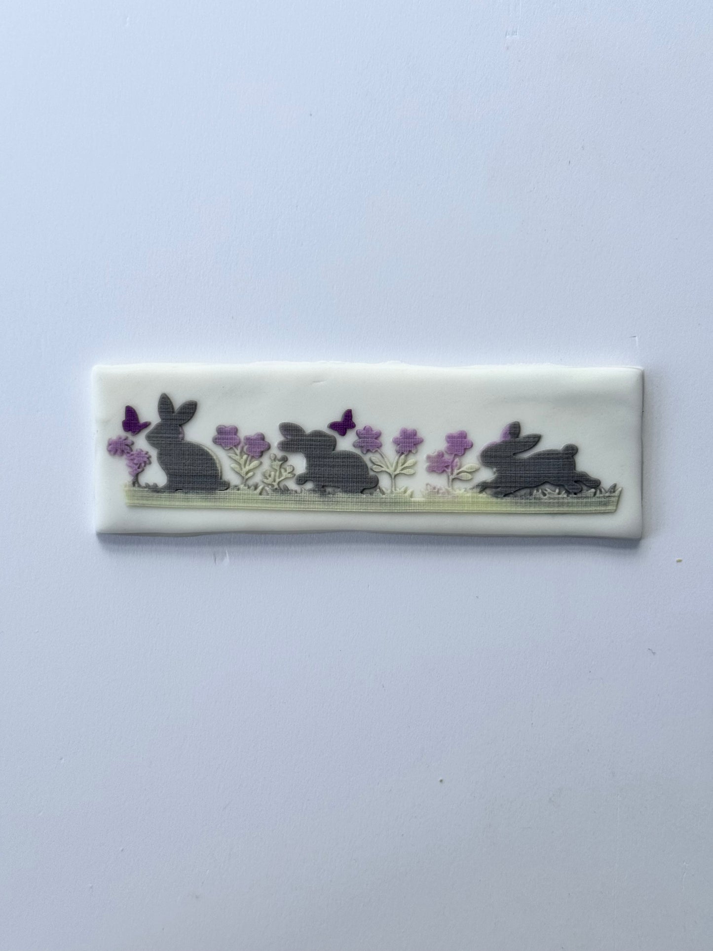 Bunnies - debossing - easter