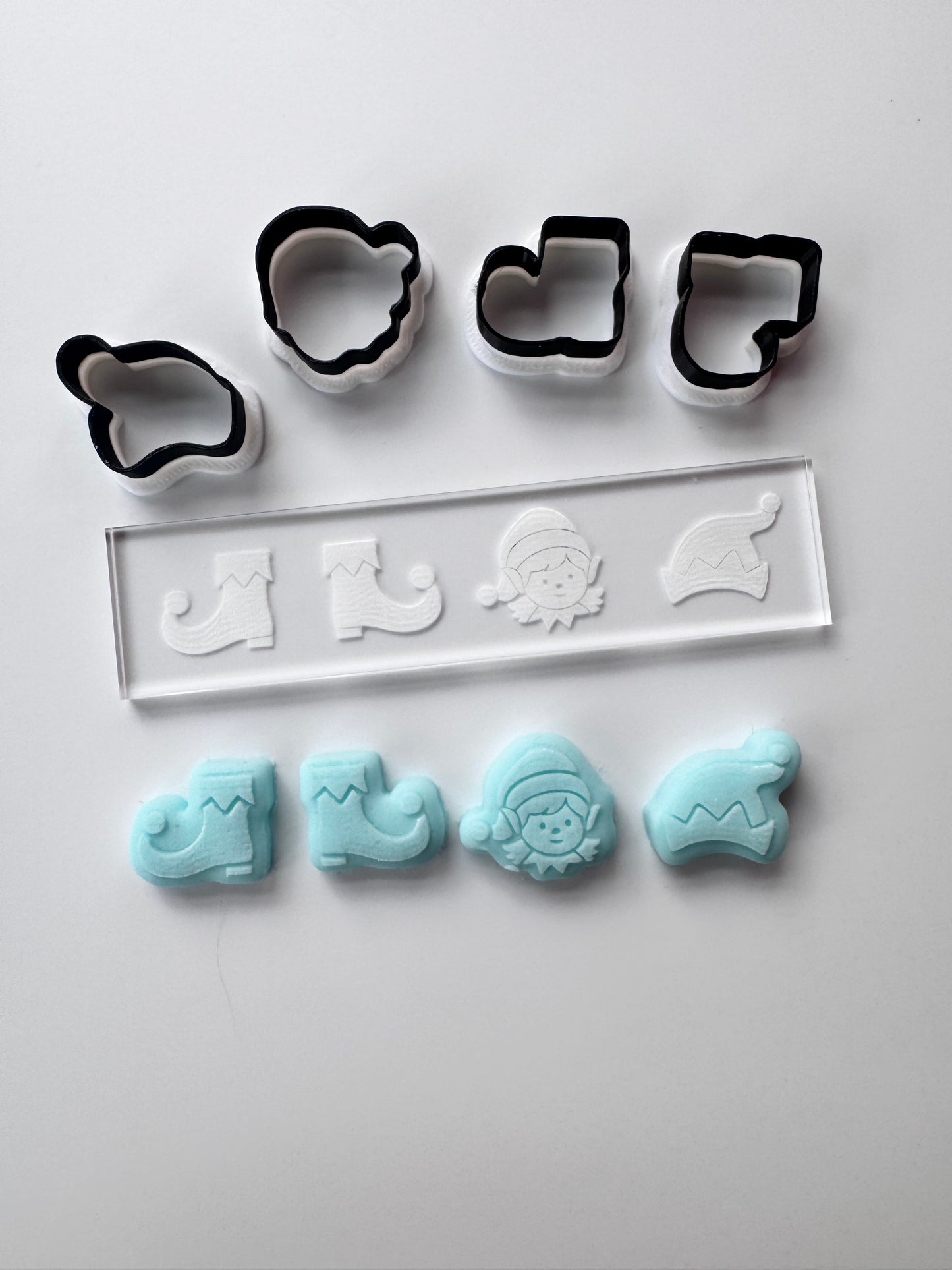 The minis elf Christmas deboss and cutter