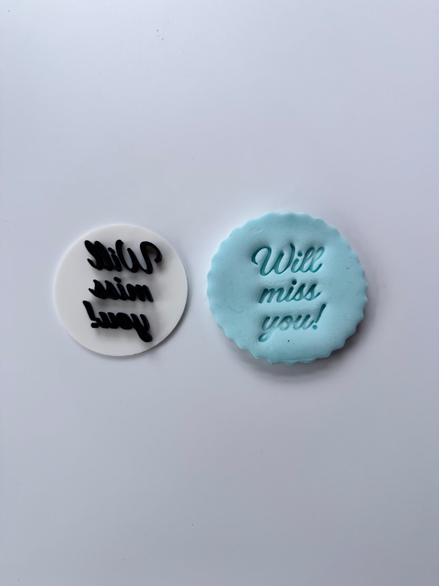 Will miss you stamp M1074