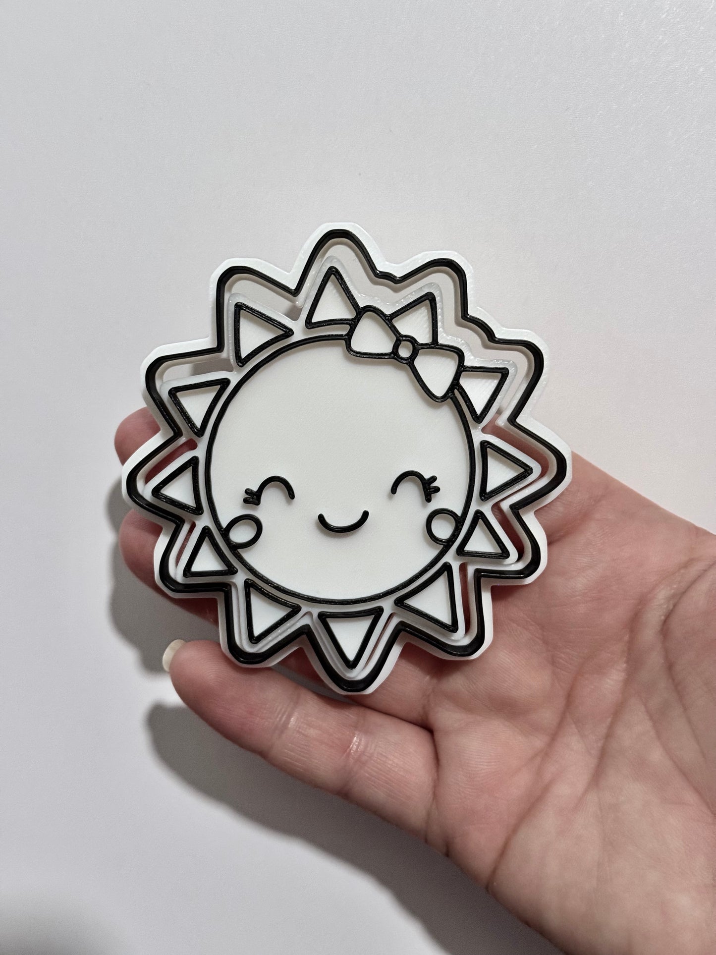 Baby sun cookie cutter and stamp M1079