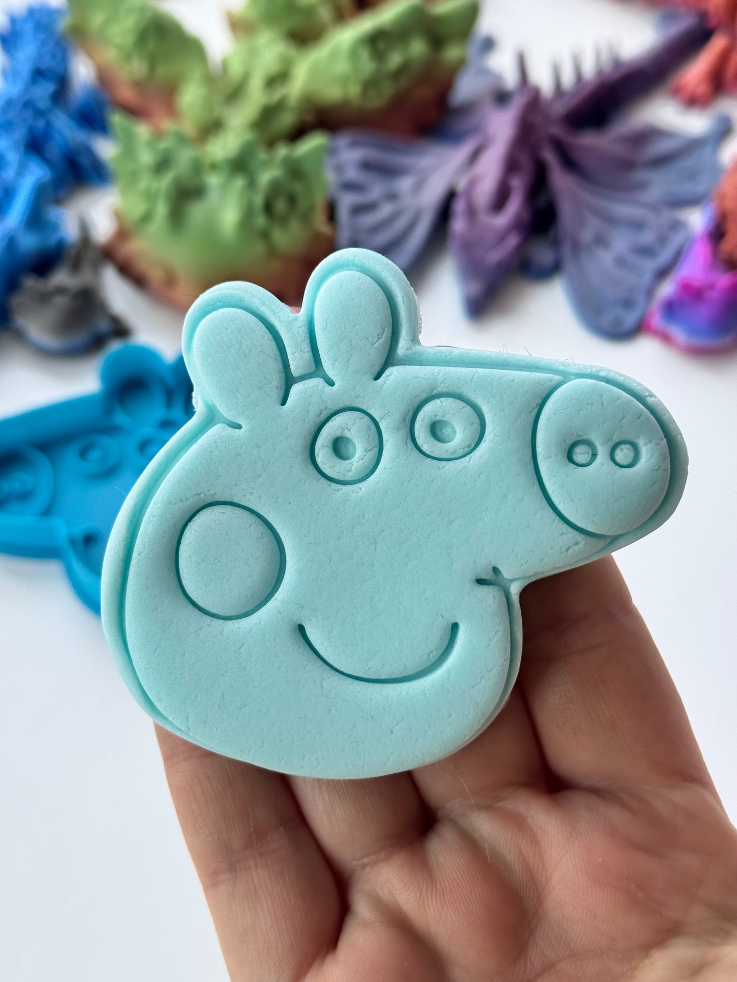 cartoon pig cutter and stamp