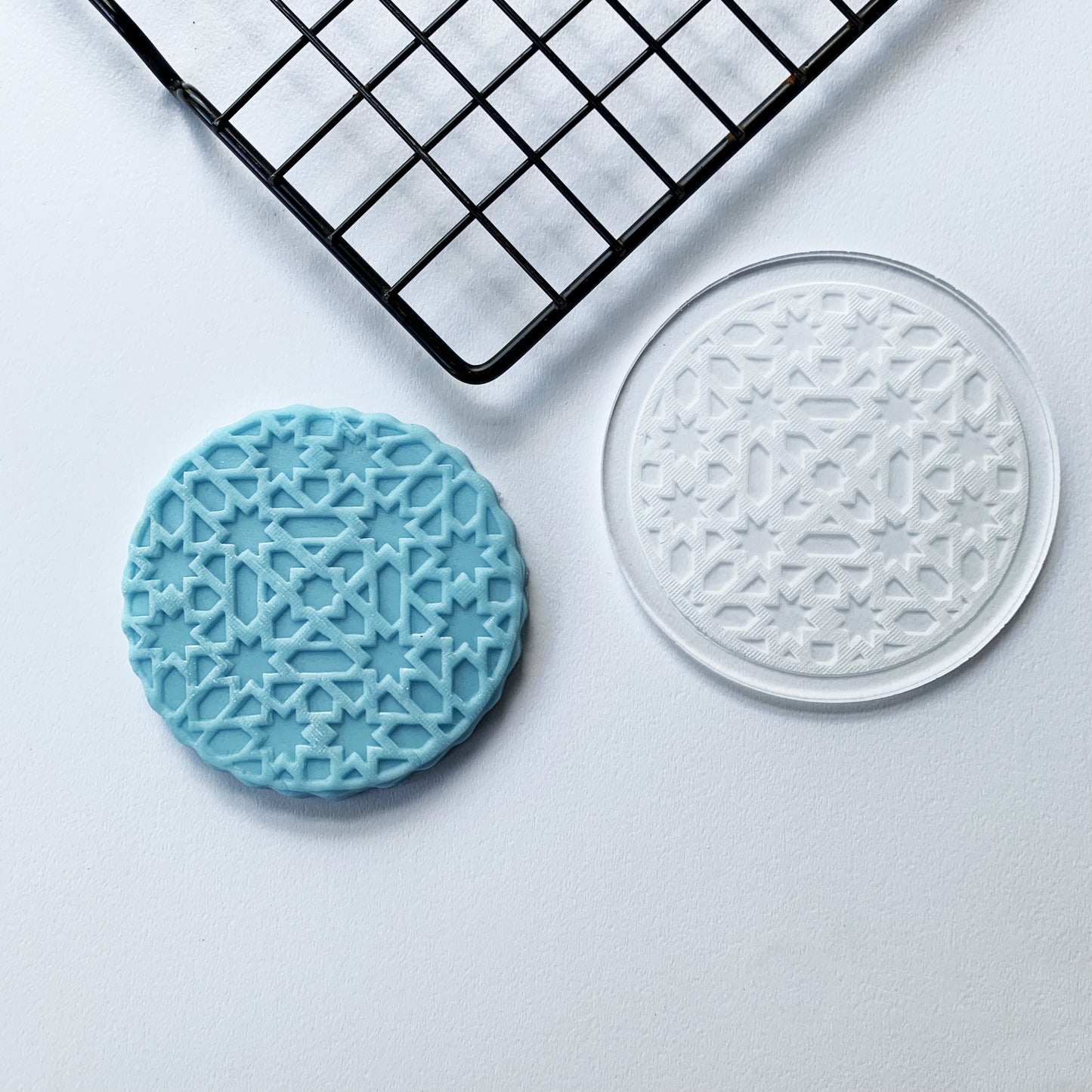 Arabic pattern Debossing MEG cookie cutters