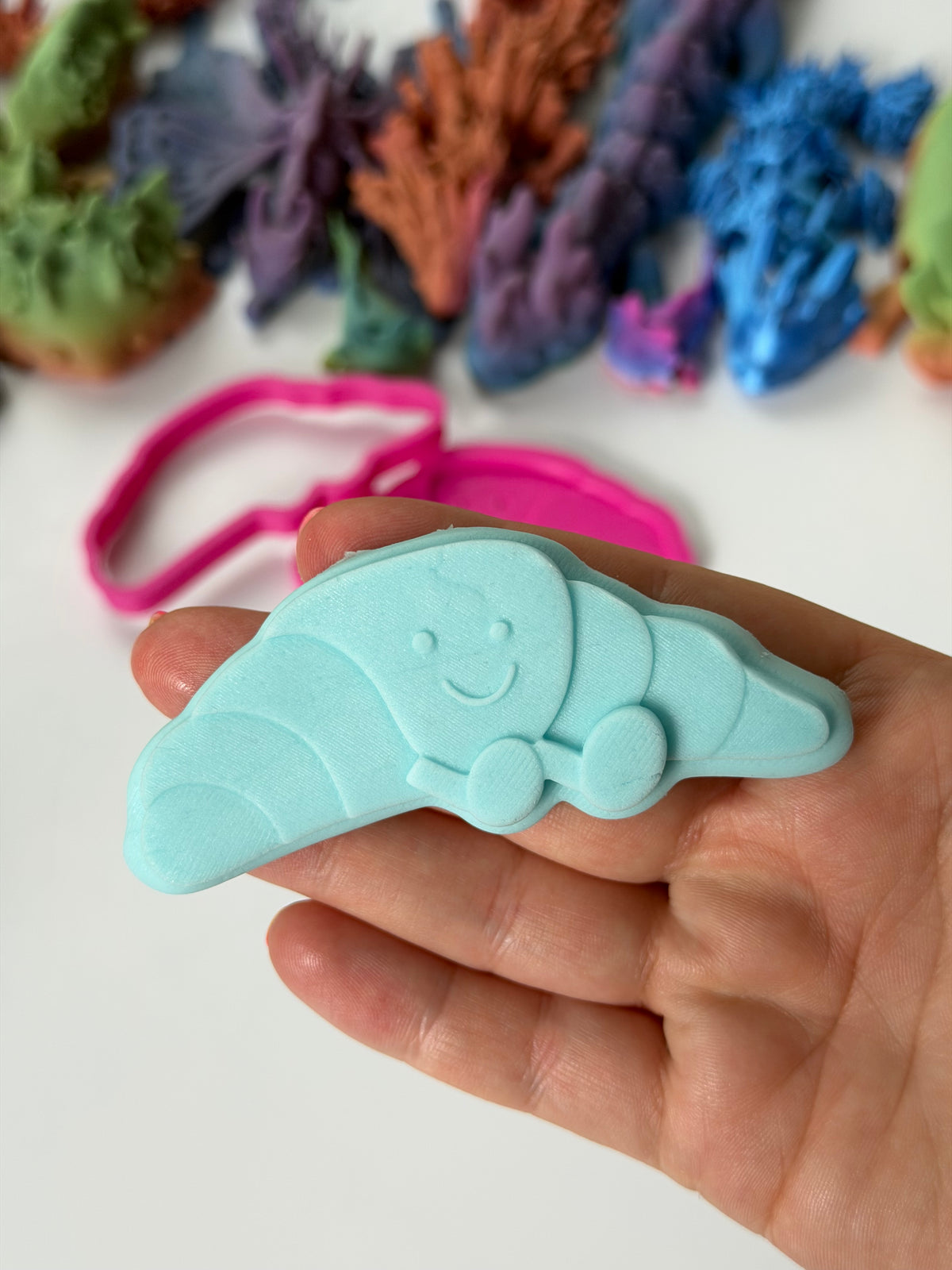 Cute croissant Character Amuseables Plush J C - 3d Deboss & Cutter