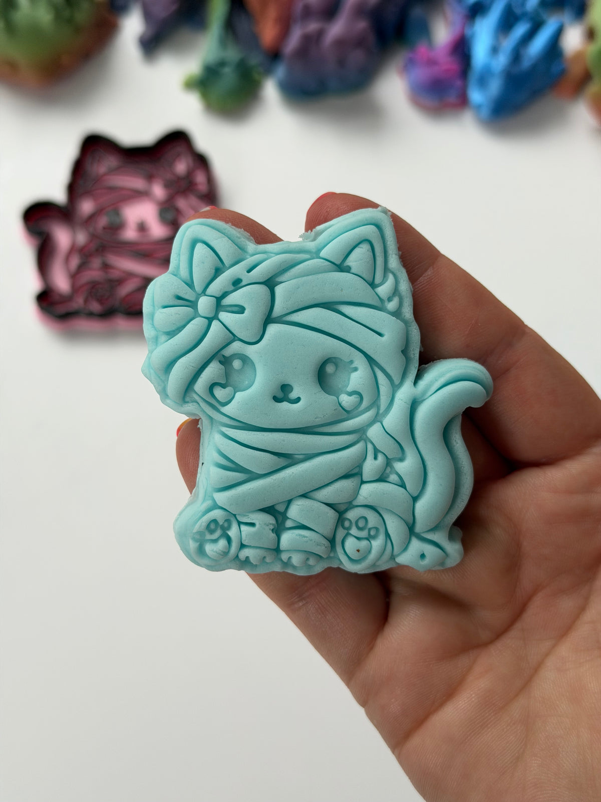 cute cat kitty Halloween cutter and stamp