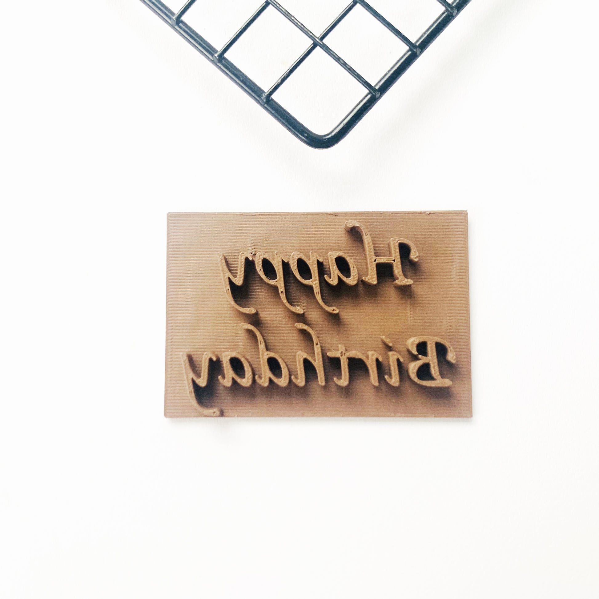 Happy Birthday - Embossing - stamp (1) MEG cookie cutters